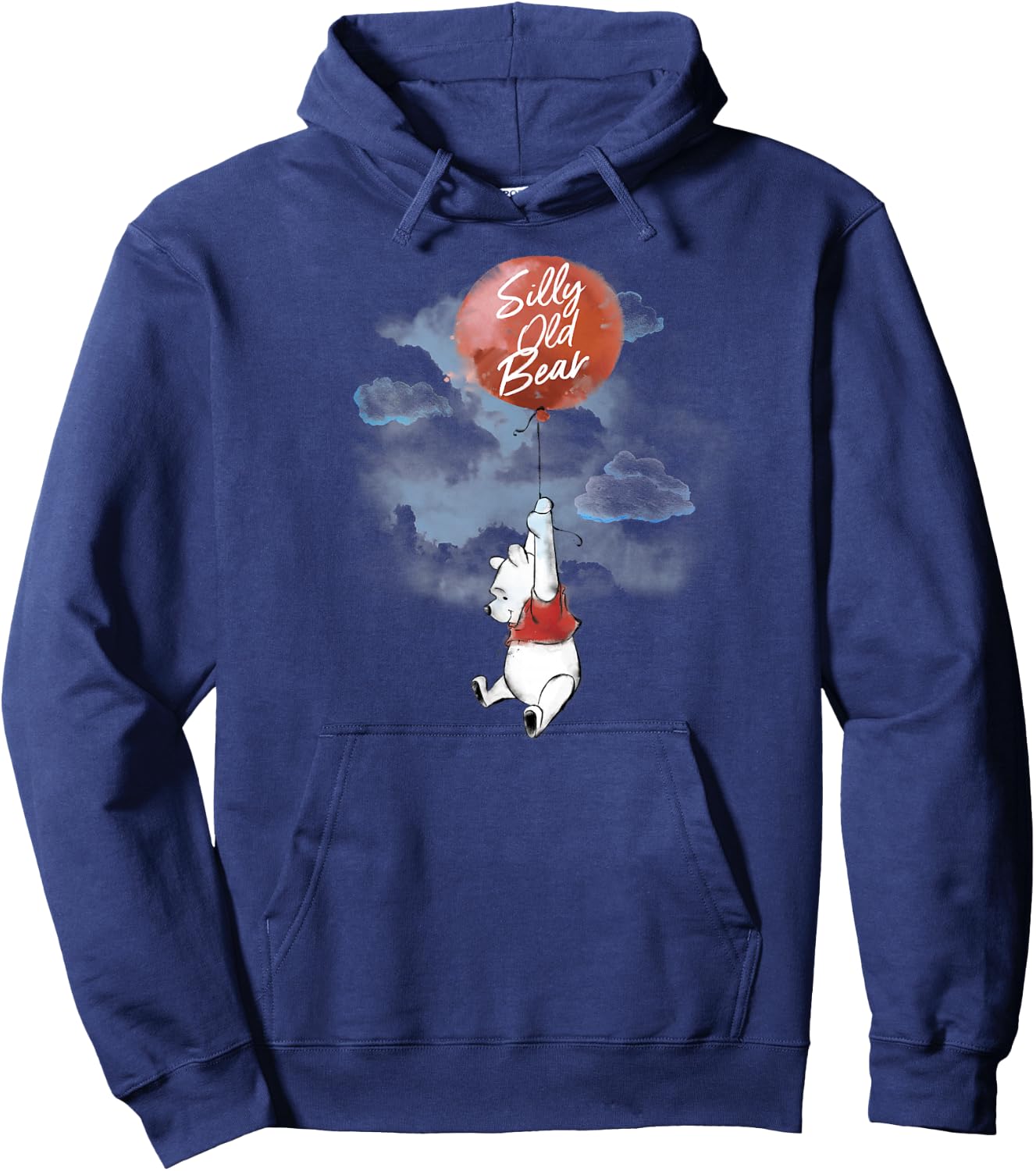 Winnie The Pooh - Silly Old Bear Balloon Hoodie - Hoodie | Navy