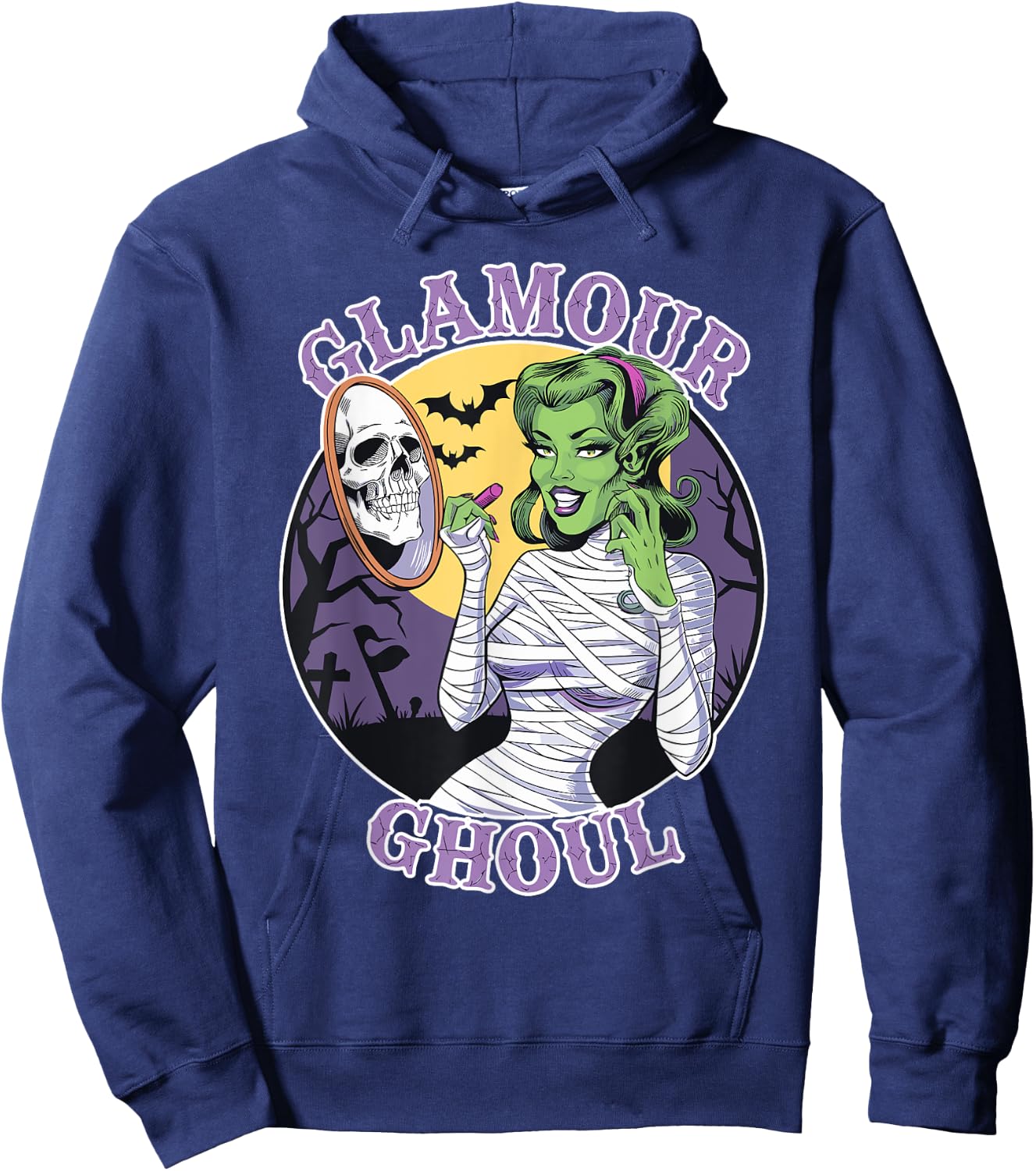 Glamour Ghoul | Ghoul Gang | Ghouls Just Wanna Have Fun Hoodie - Hoodie | Navy