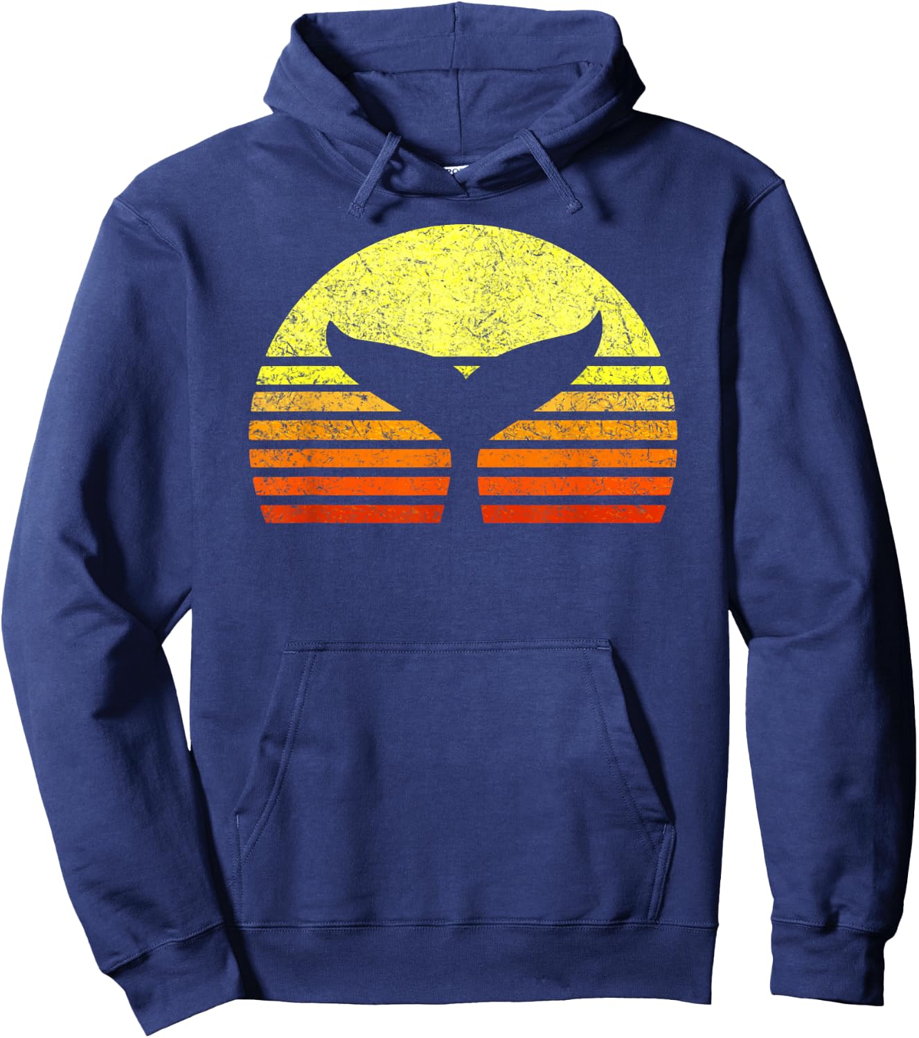 Save the Whales Nautical Ocean Killer Whale Sea Conservation Hoodie - Hoodie | Navy