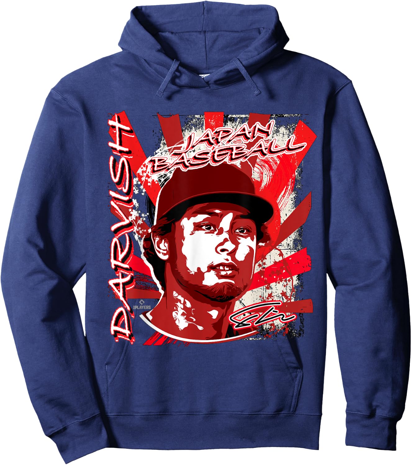Yu Darvish International Baseball Japan MLBPA Hoodie - Hoodie | Navy