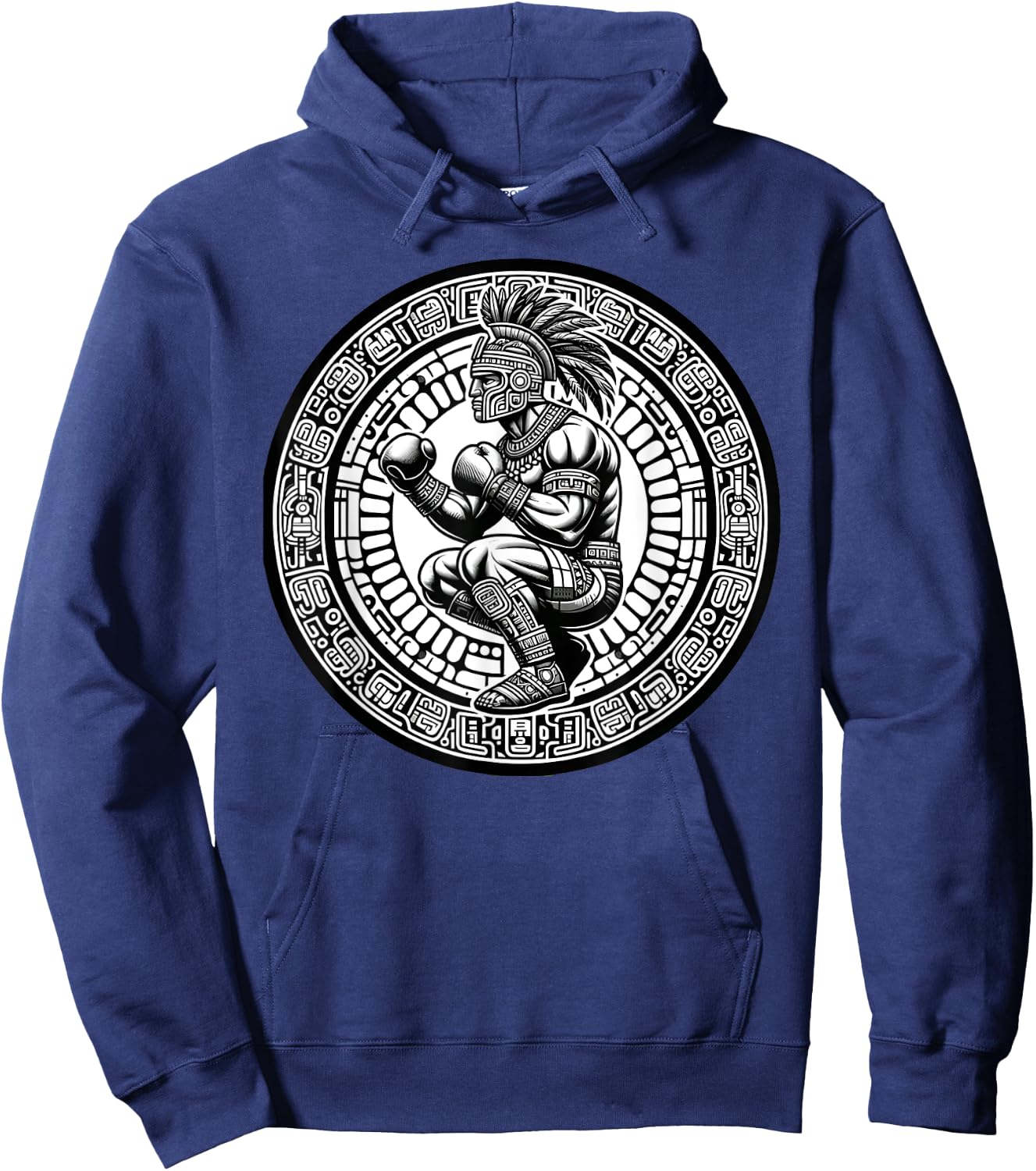 Boxing Mexico Funny Mexican Vintage Style Boxing Mexico Men Hoodie - Hoodie | Navy