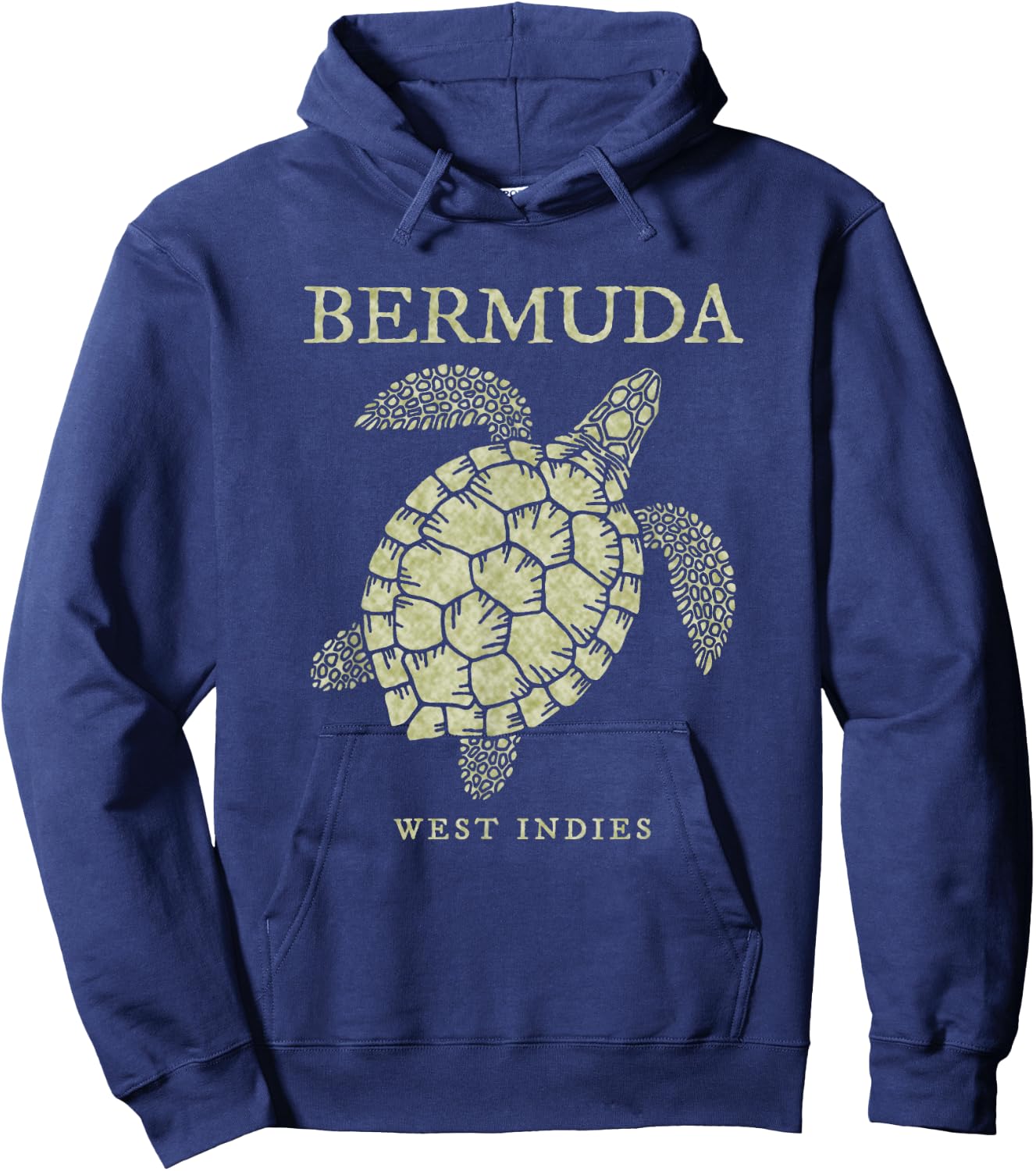 Bermuda Sea Turtle Girls Boys Toddler Souvenir Hoodie - Hoodie | Navy