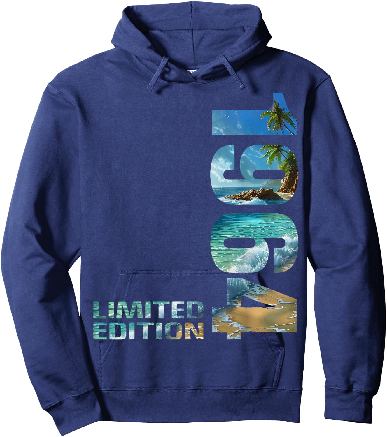 61th Birthday 1964 Limited Edition 61 Man Woman Hoodie - Hoodie | Navy