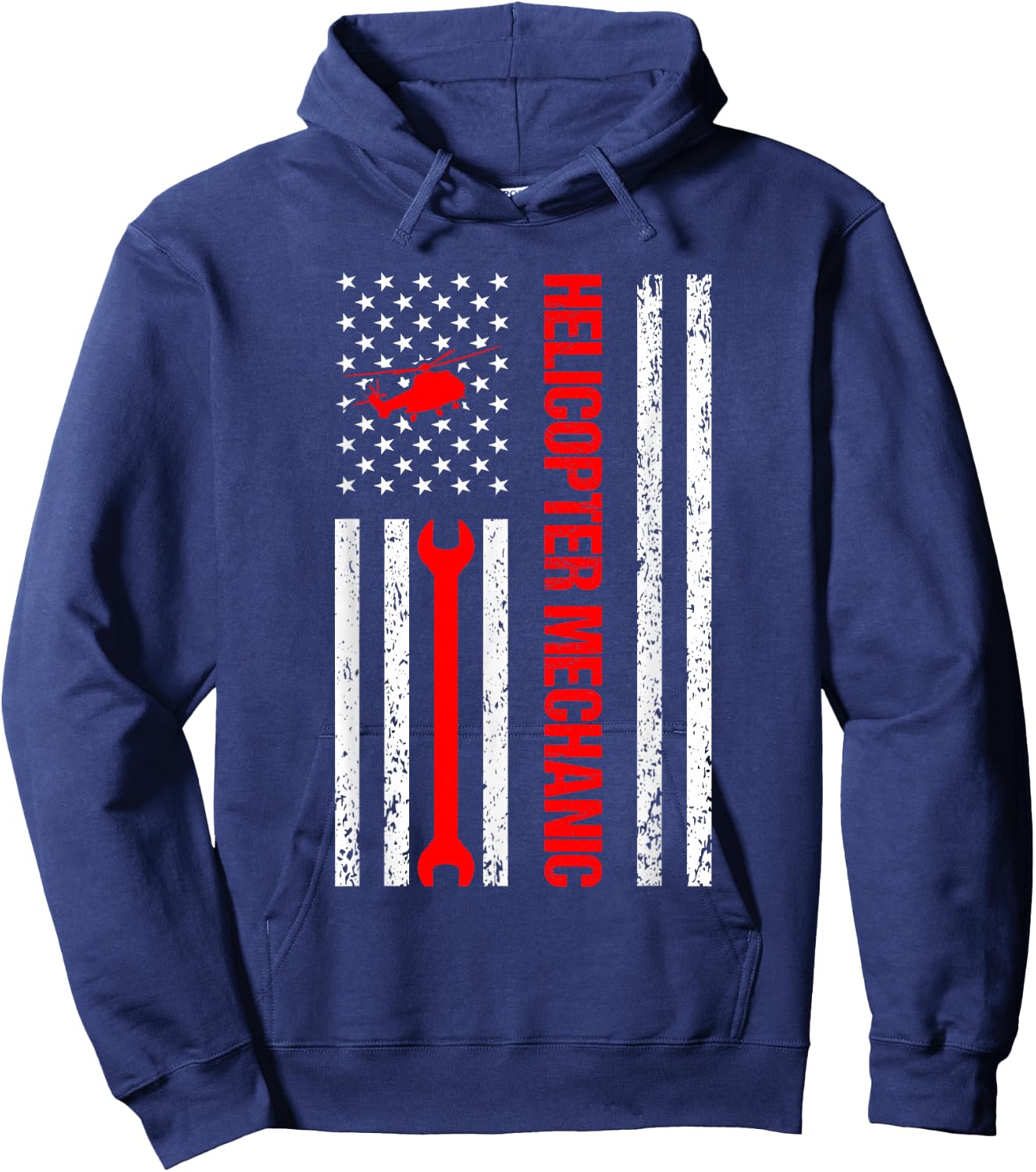 Helicopter Mechanic Design Women Hoodie - Hoodie | Navy