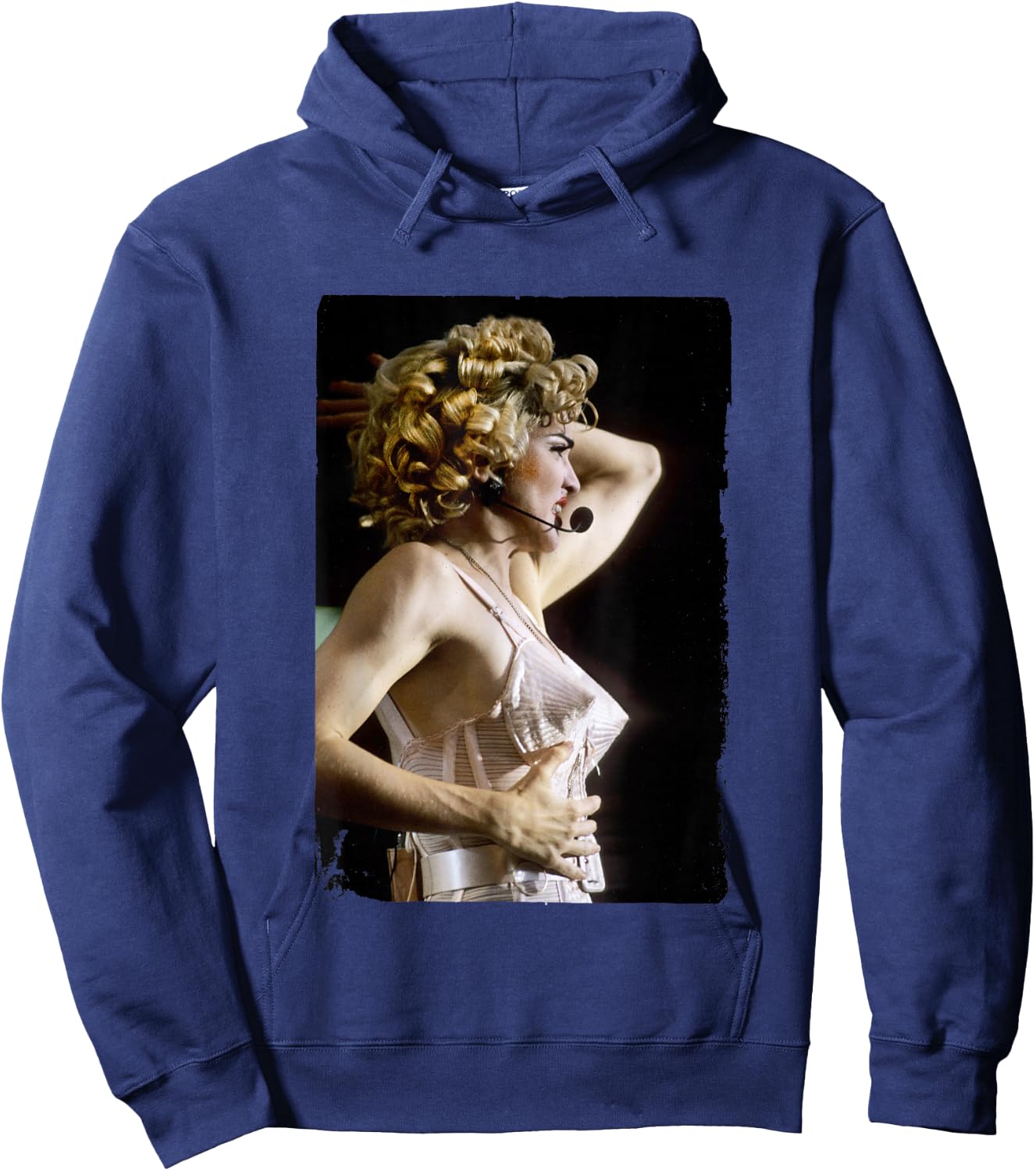 Madonna Live At Wembley 1990 By Stephen Wright Hoodie - Hoodie | Navy