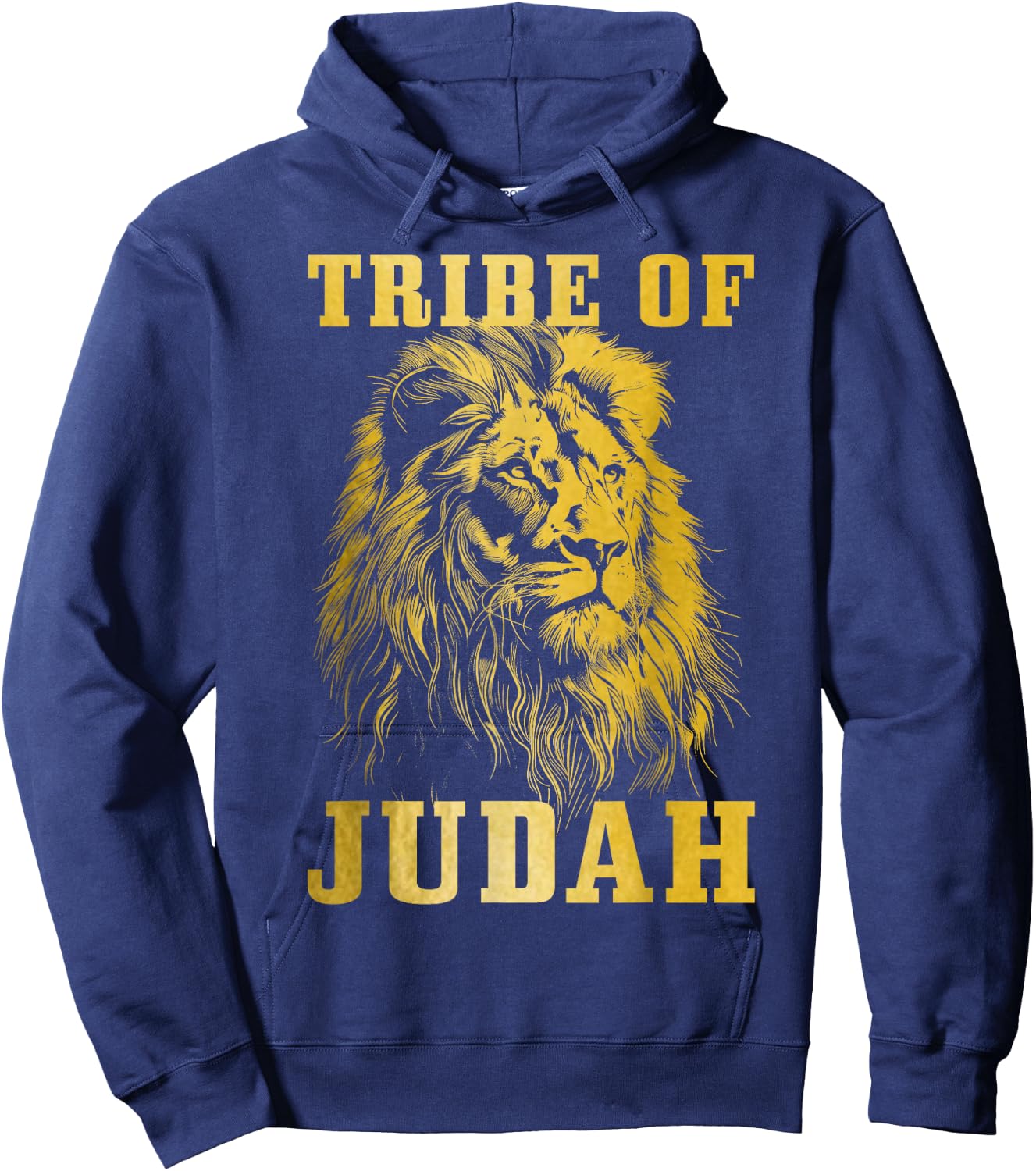Lion Of Judah Tribe Hebrew Israelite Christian Jewish YHWH Hoodie - Hoodie | Navy