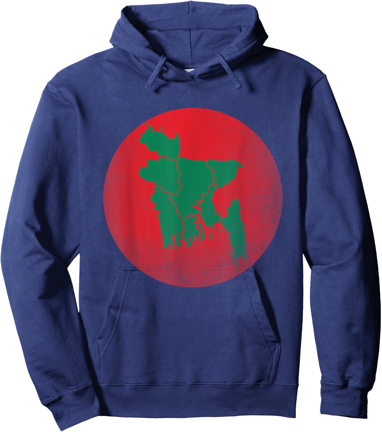 American Grown Bangladeshi Roots Bangladesh Vintage Flag Hoodie - Hoodie | Navy