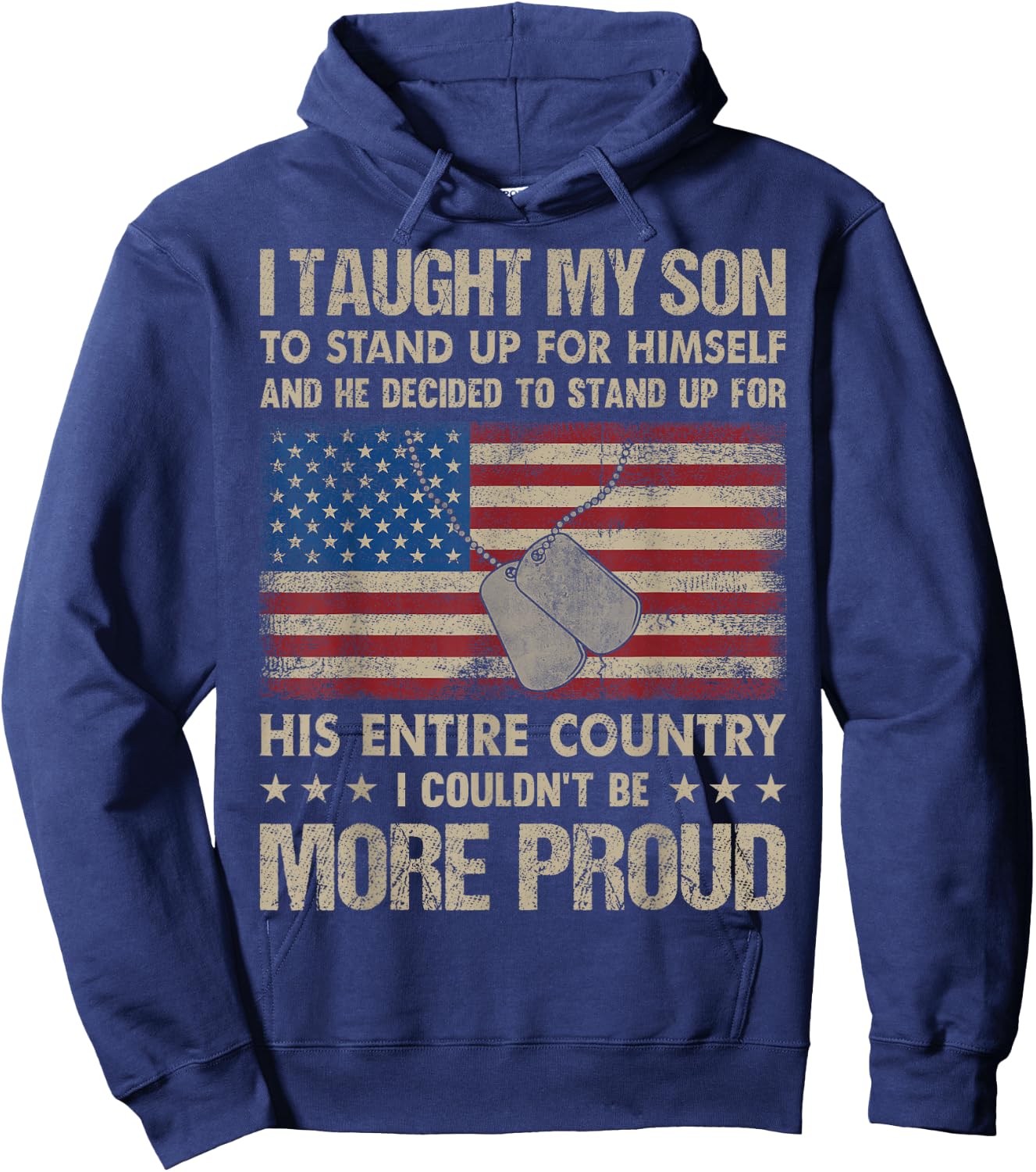 I Taught My Son To Stand Up For Himself And He Decided To St Hoodie - Hoodie | Navy