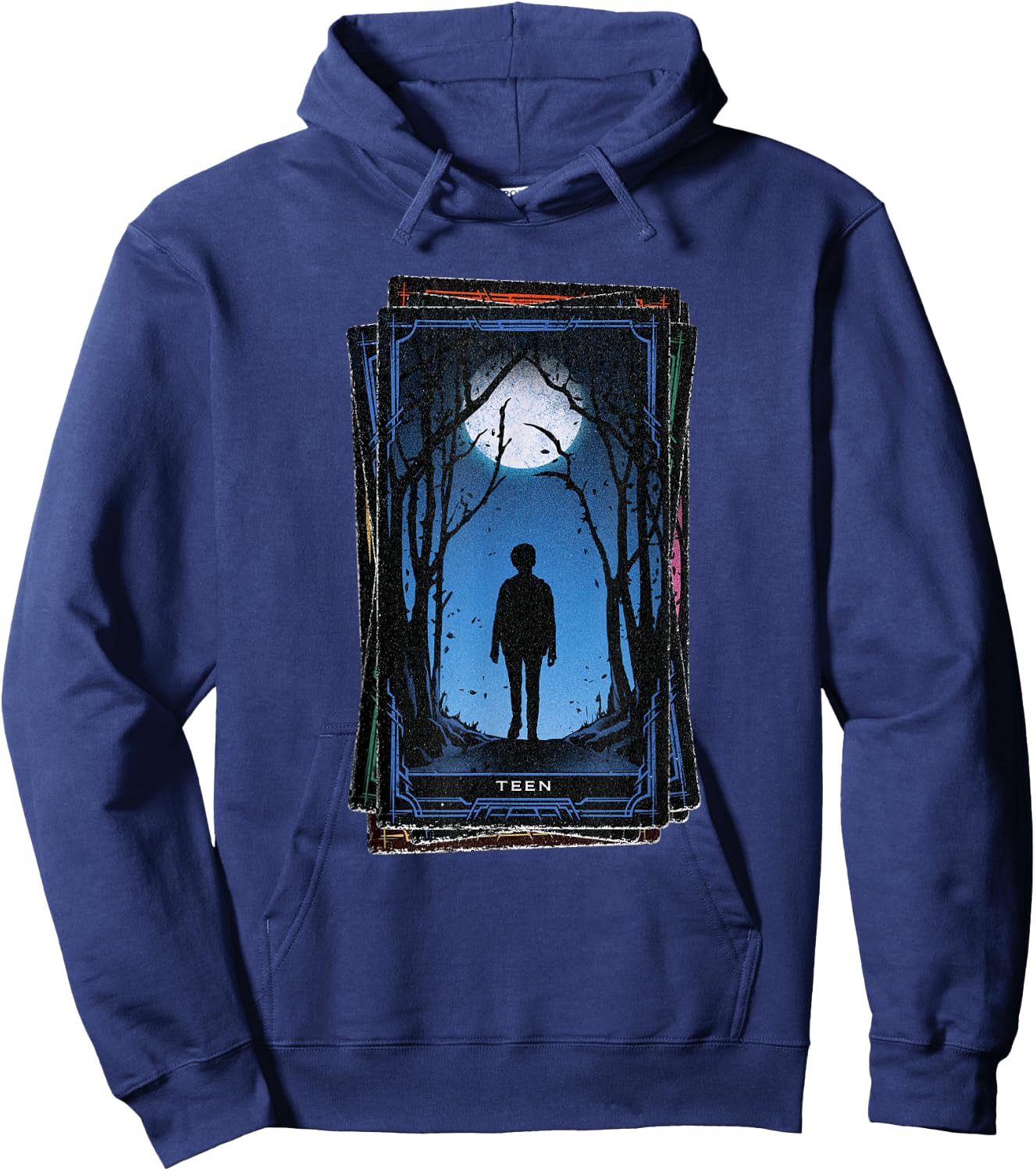 Marvel Agatha All Along Disney+ Teen Tarot Card Hoodie - Hoodie | Navy