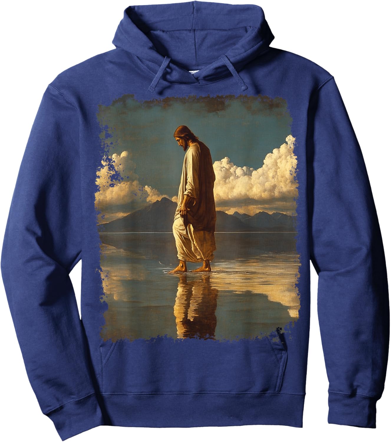 Jesus Christ Design Hoodie - Hoodie | Navy