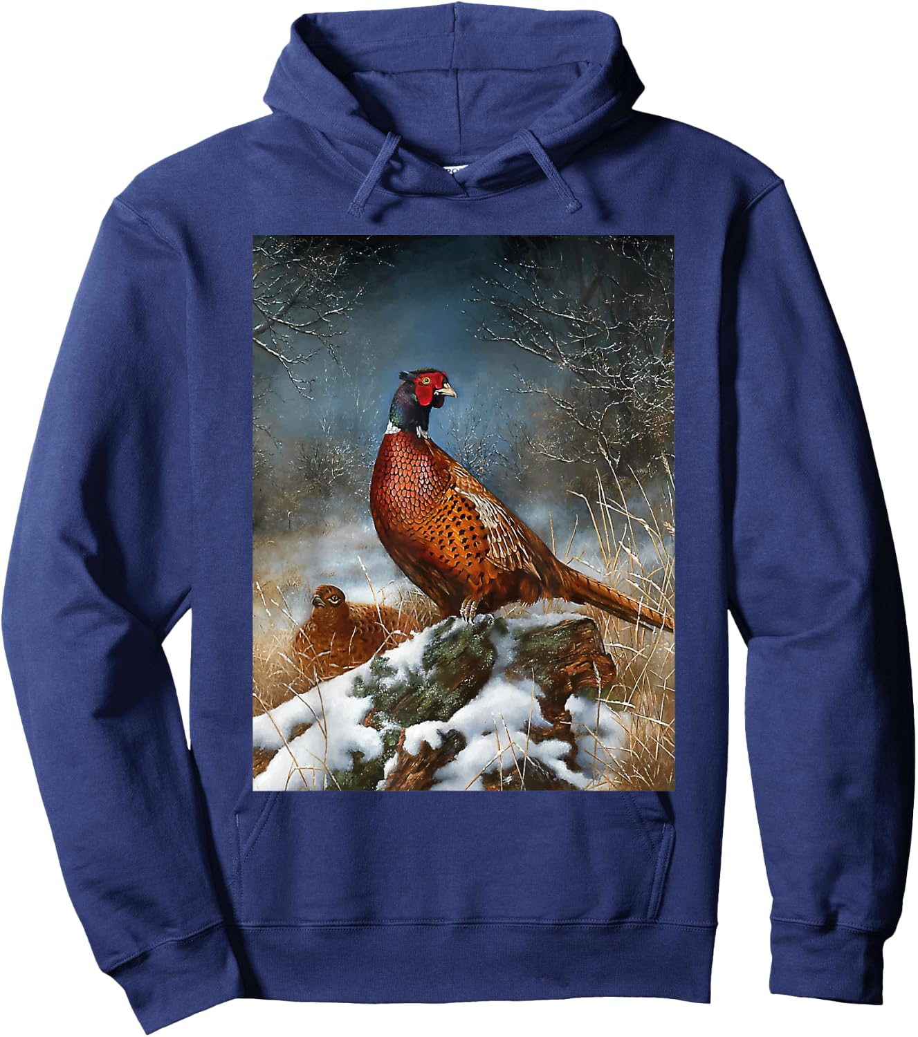 Pheasant Bird Species Hunting Accessories Hoodie - Hoodie | Navy
