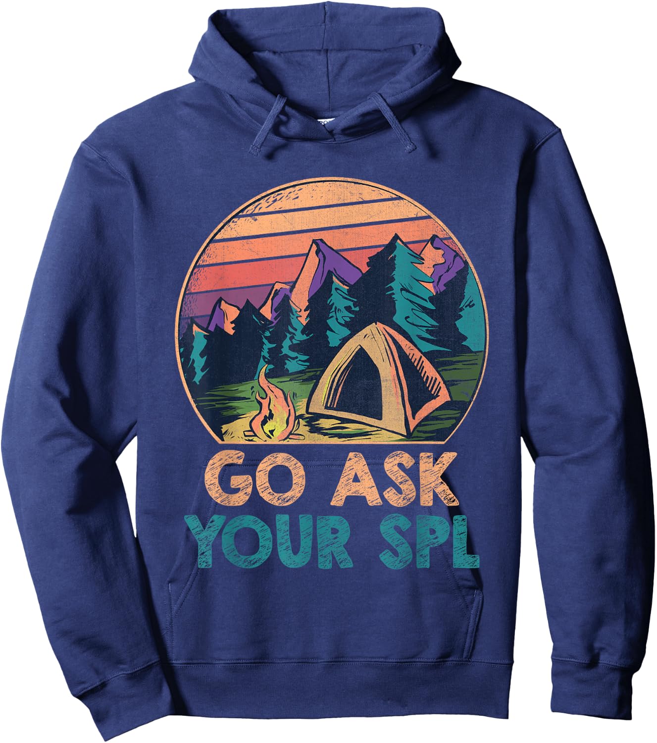 Go ask your SPL Funny Scout Hoodie - Hoodie | Navy