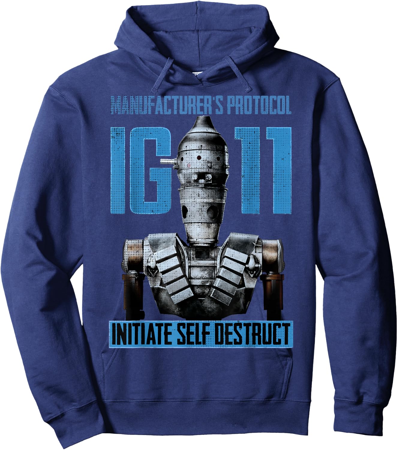 Star Wars The Mandalorian IG-11 Manufacturer's Protocol Hoodie - Hoodie | Navy