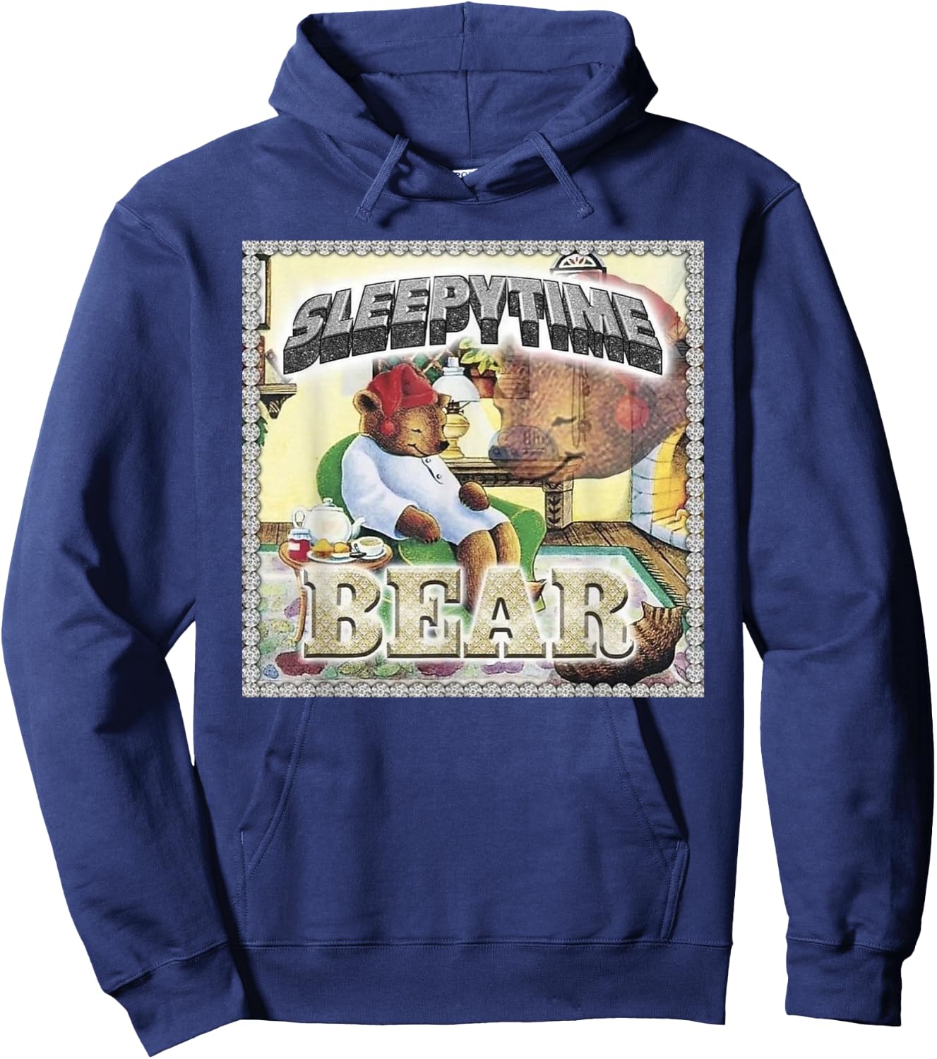 Sleepytime Bear Shirt Sleepytime Bear Hoodie - Hoodie | Navy