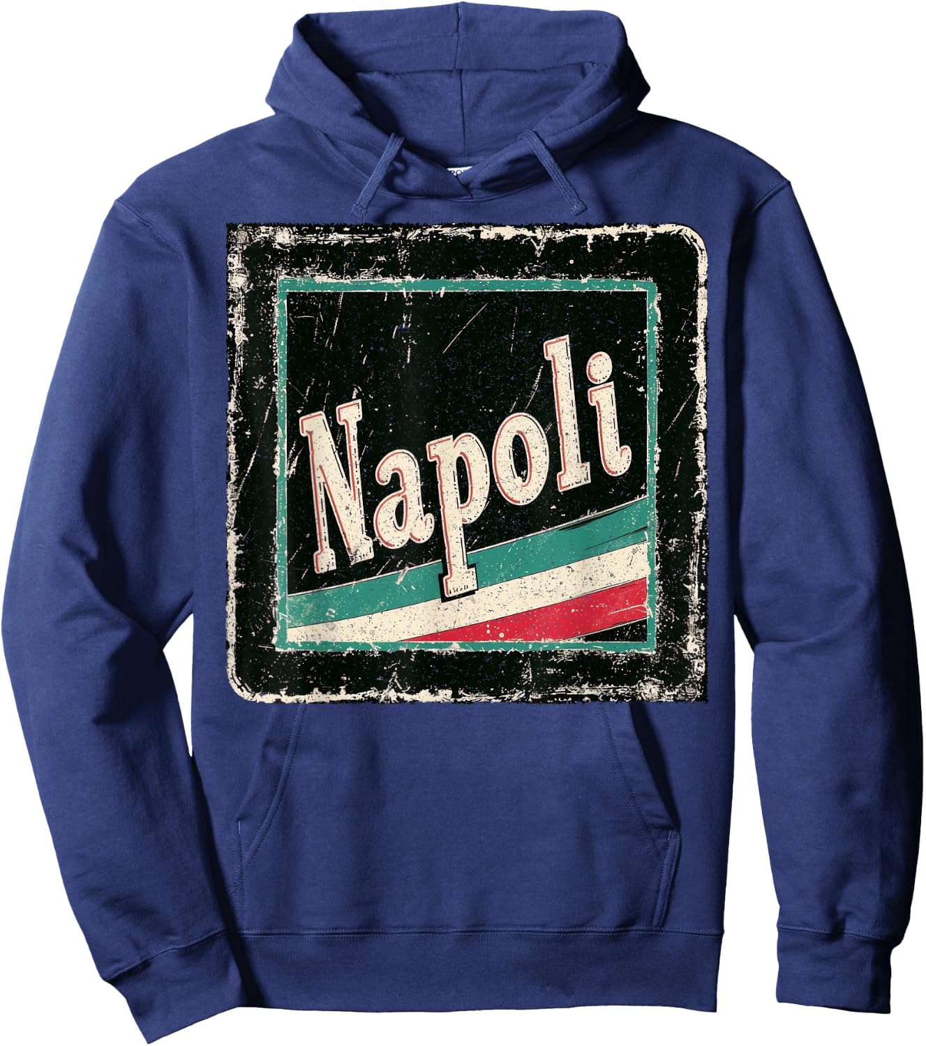 Napoli Retro Italia Coaster – Naples Italy Neapolitan Hoodie - Hoodie | Navy