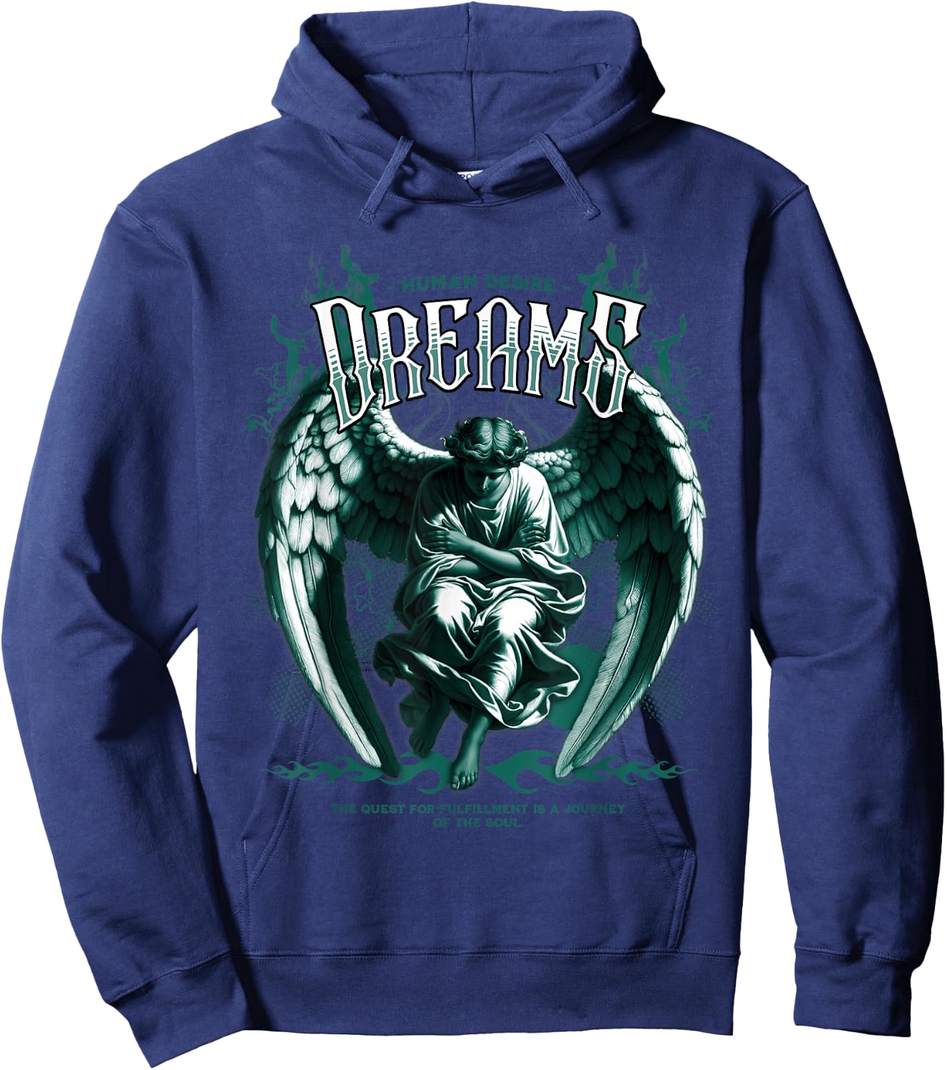 Human Desire Oxidized Green 4s Matching Women Hoodie - Hoodie | Navy