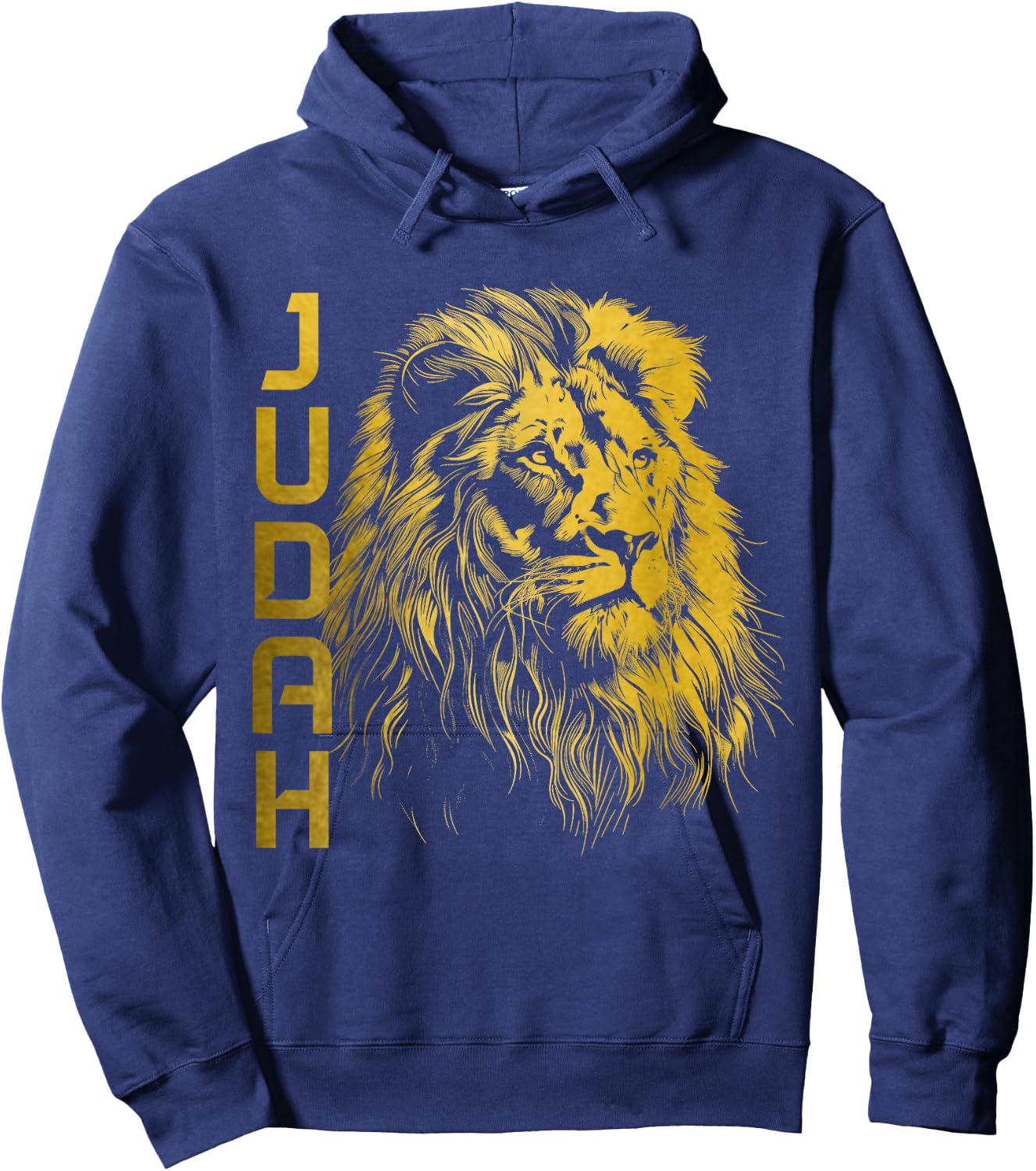 Lion Of Judah Hebrew Israelite Christian Jewish African YHWH Hoodie - Hoodie | Navy