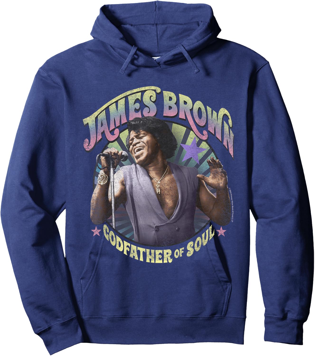 James Brown Godfather of Soul Hoodie - Hoodie | Navy
