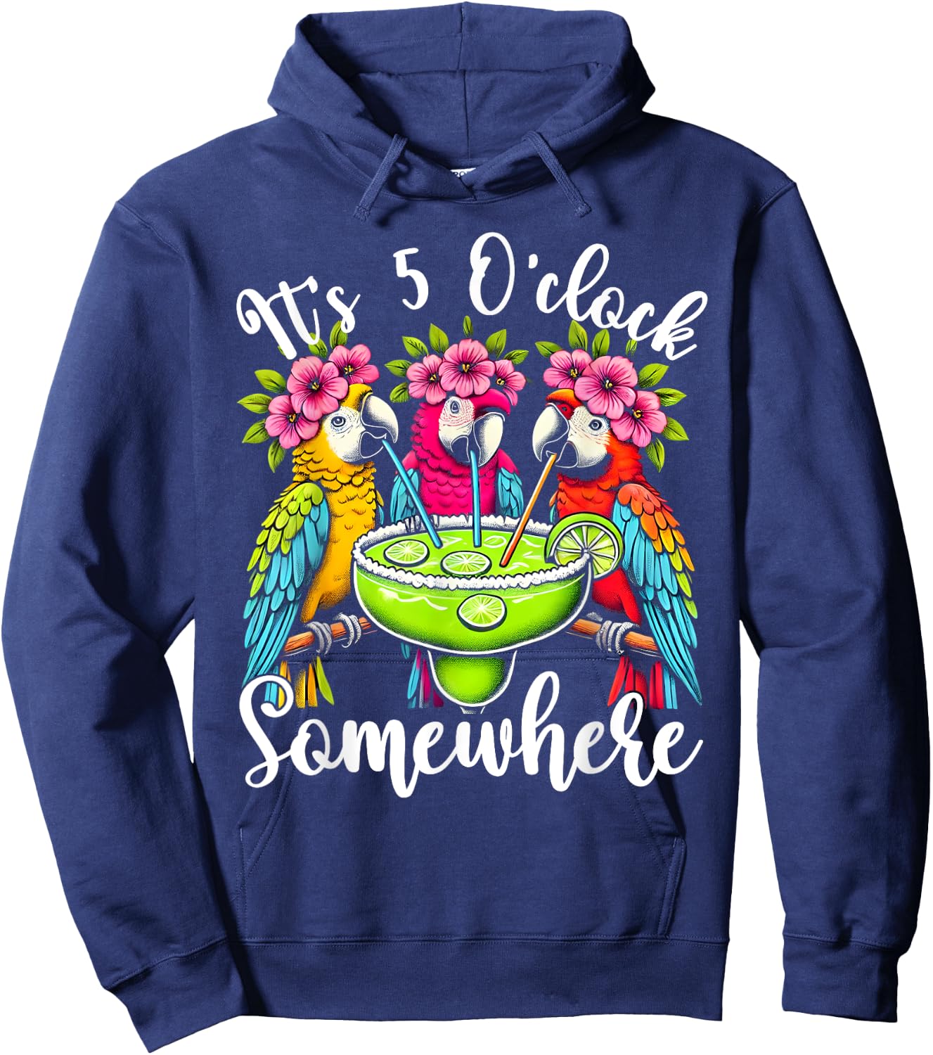 It's 5 O'clock Somewhere Hoodie - Hoodie | Navy