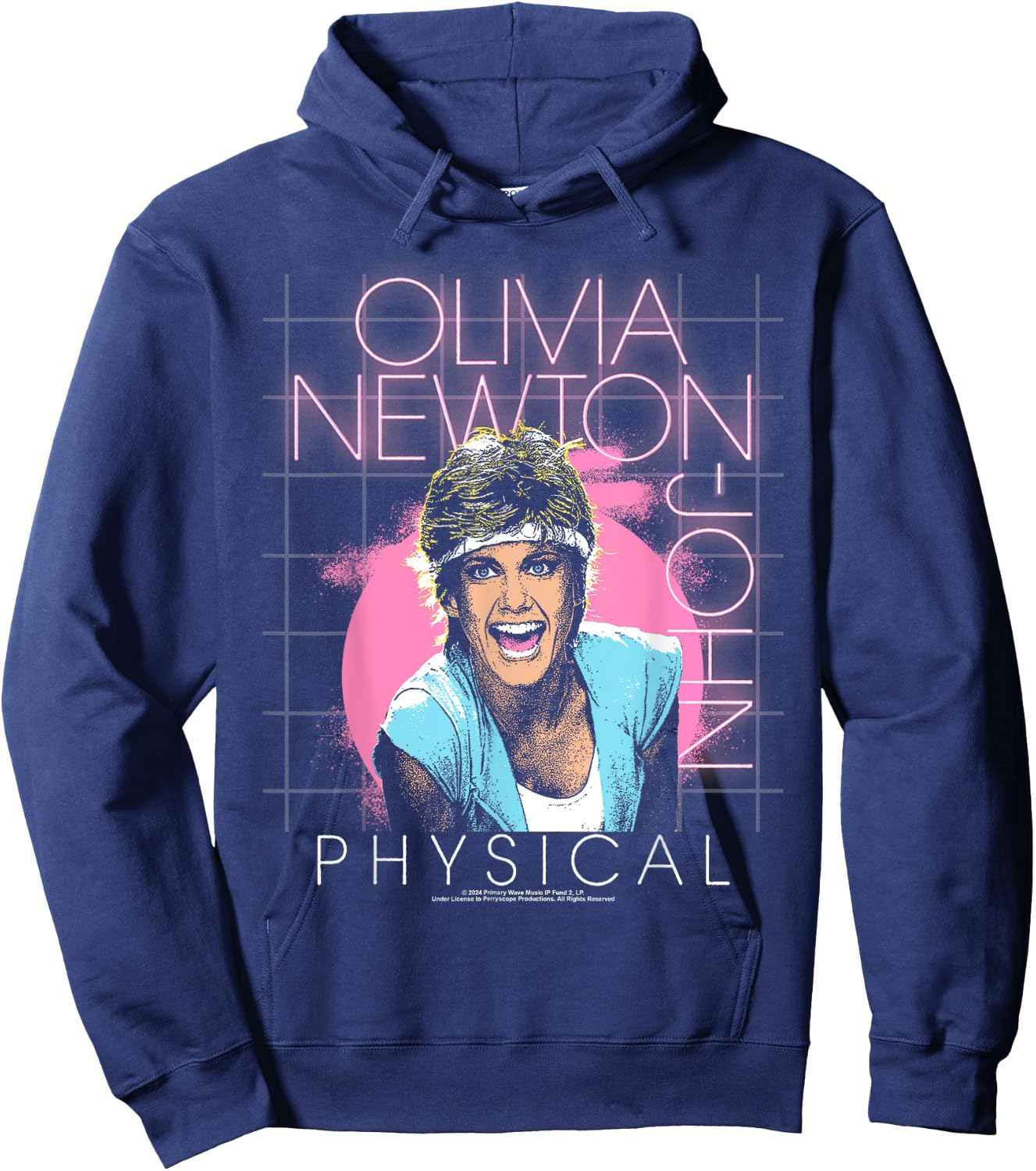 Popfunk Olivia Newton-John Let's Get Physical Hoodie - Hoodie | Navy