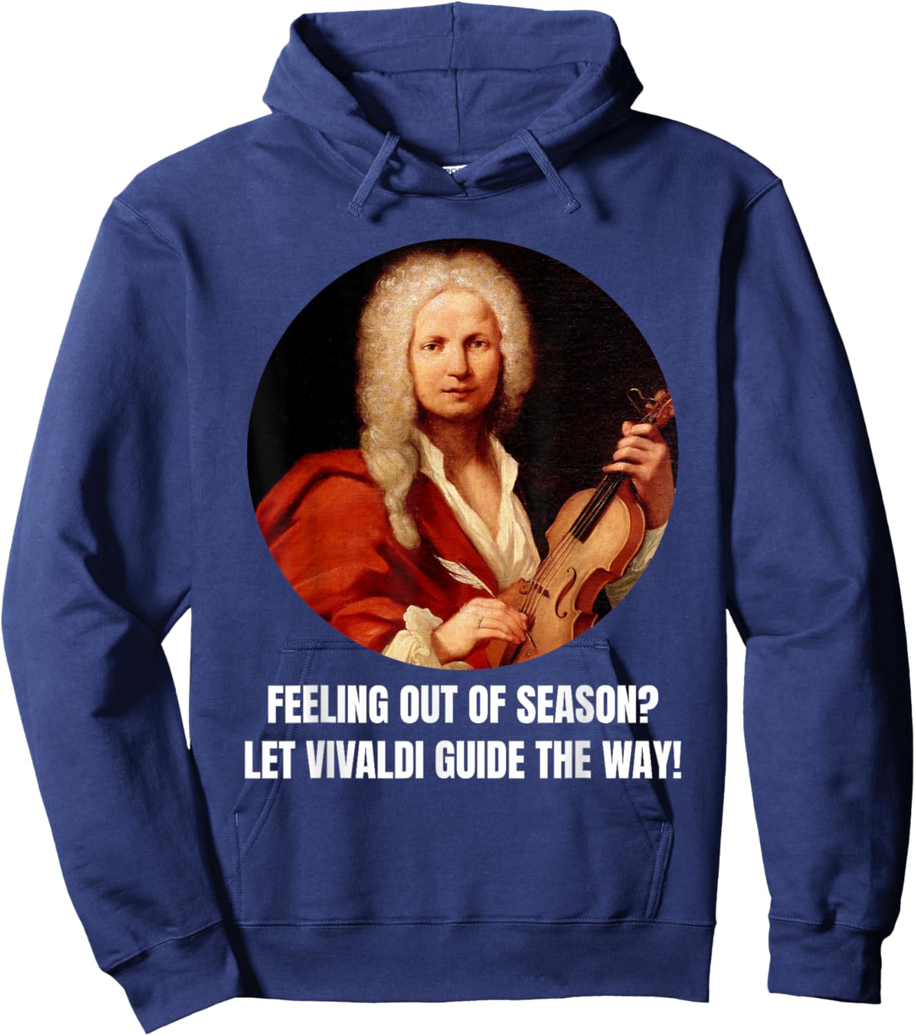 Vivaldi saying composer classical music four seasons Vivaldi Hoodie - Hoodie | Navy