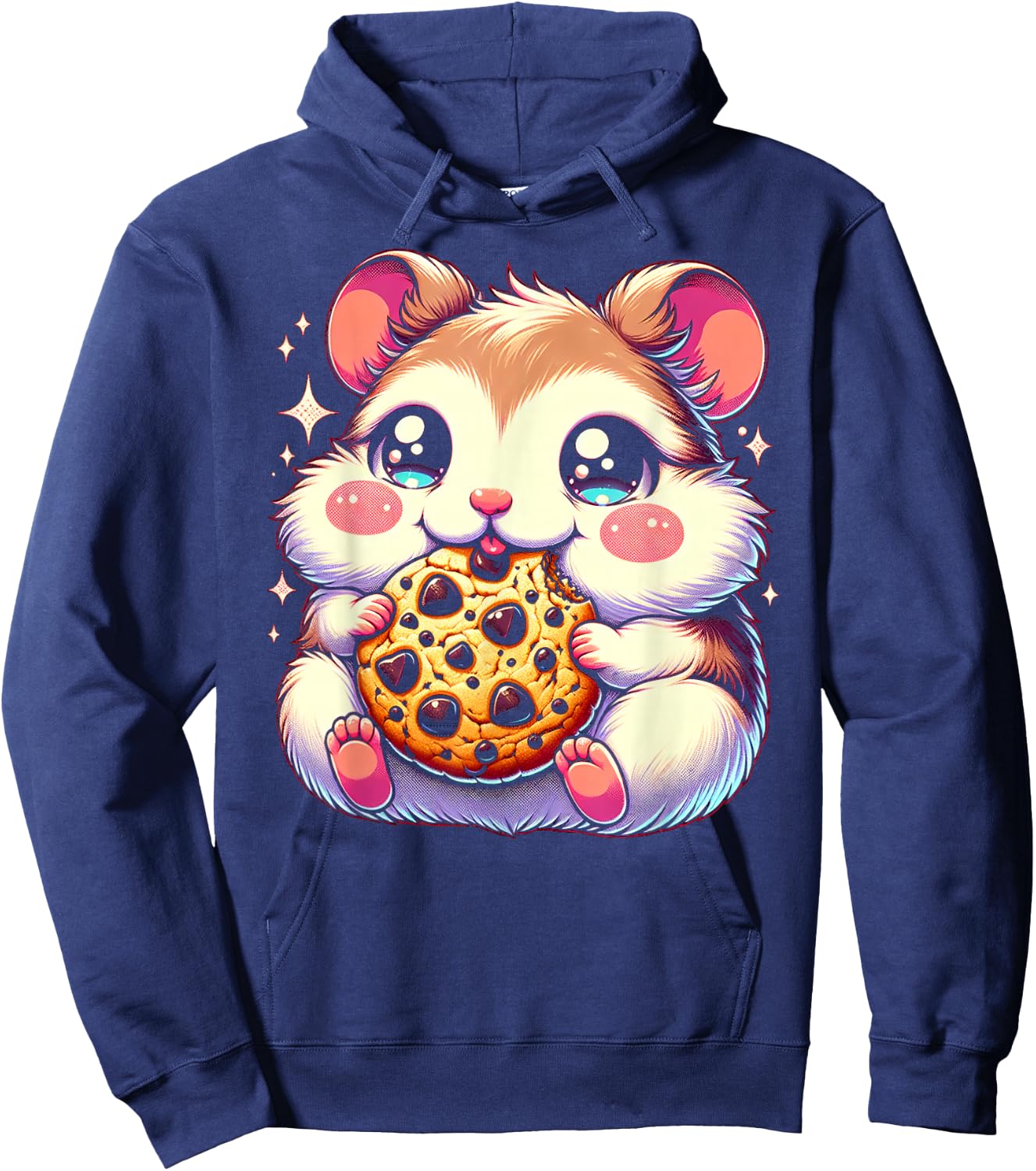 Pet Bliss Designs Delightful Kawaii Hamster Hoodie - Hoodie | Navy