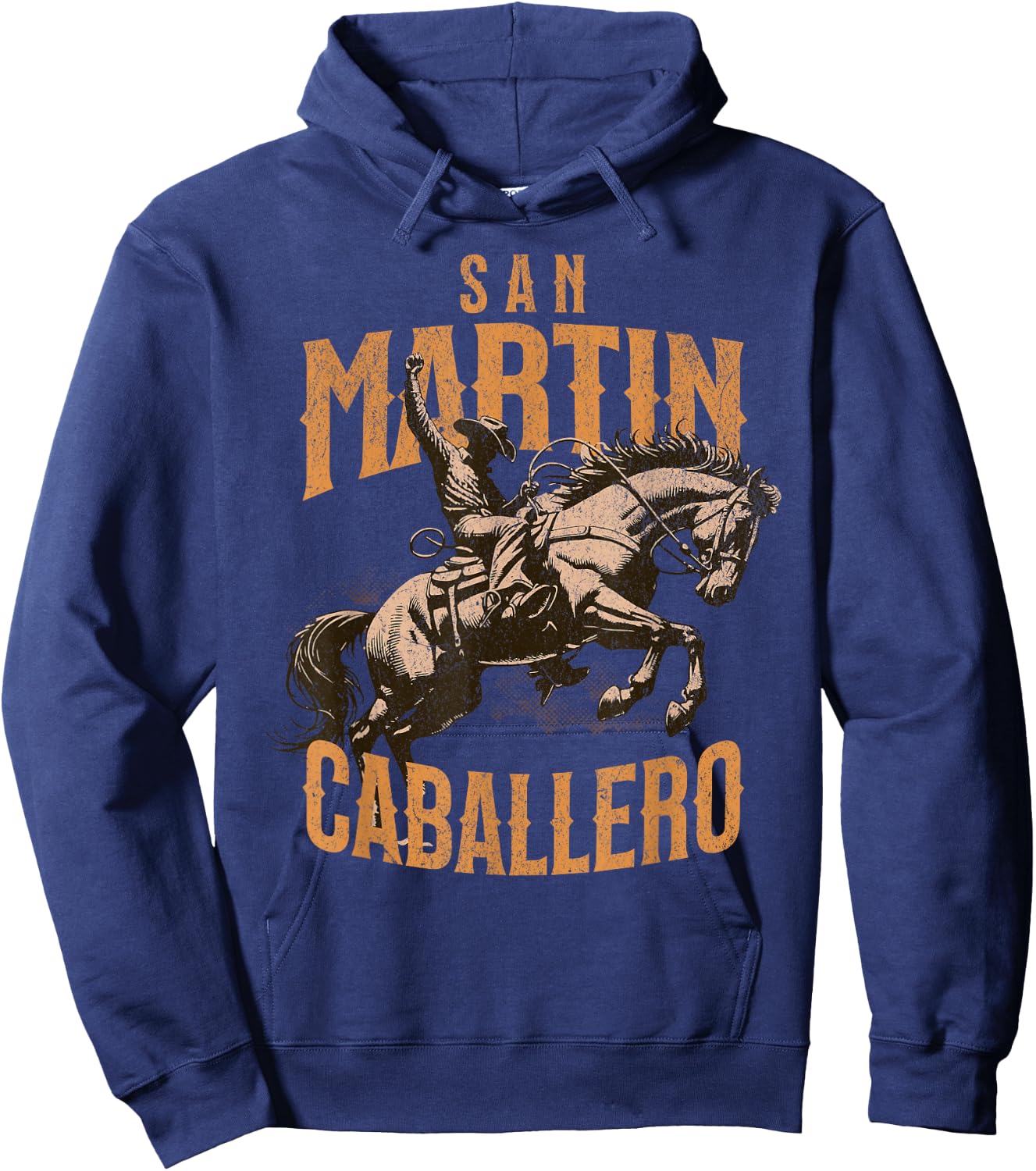 San Martin Caballero St Martin of Tours Catholic Saint Horse Hoodie - Hoodie | Navy