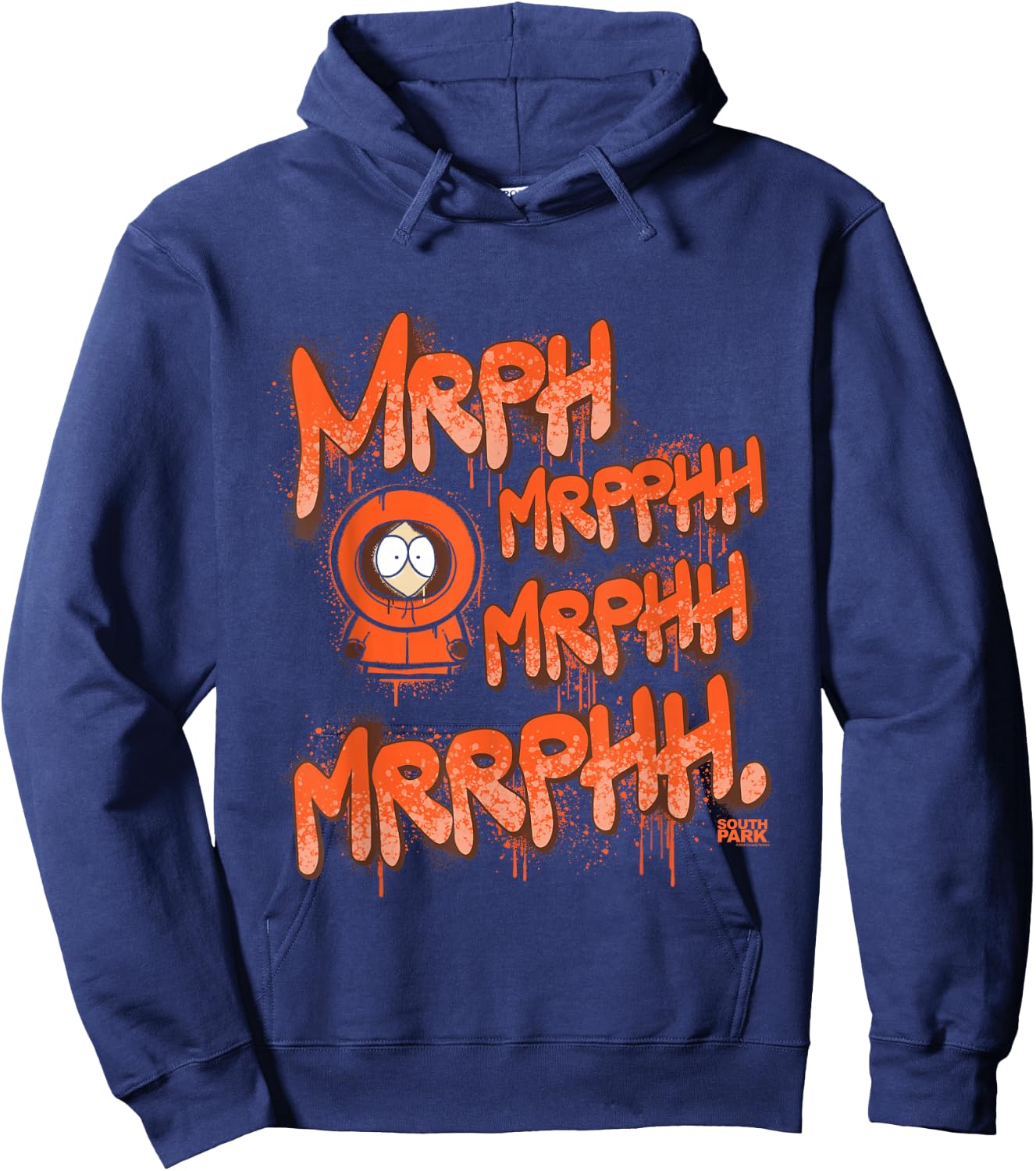 South Park Kenny Mrph, Mrpphh Graffiti Hoodie - Hoodie | Navy