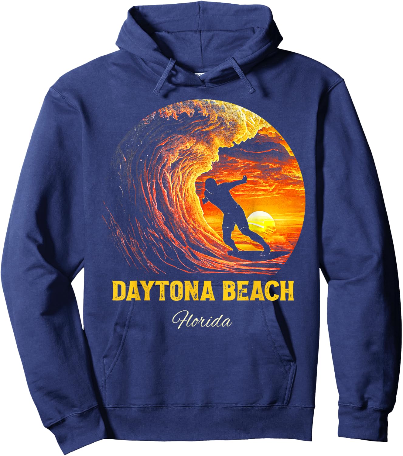 Daytona Beach Florida Hoodie - Hoodie | Navy