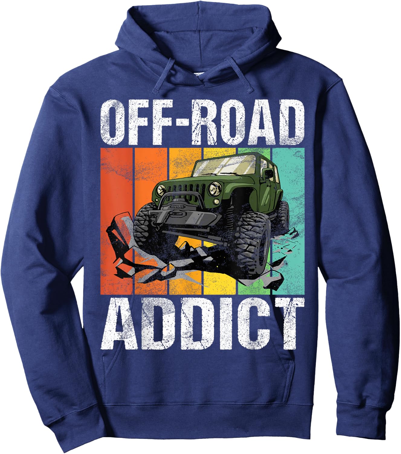 Off-Road Addict Offroad Hoodie - Hoodie | Navy