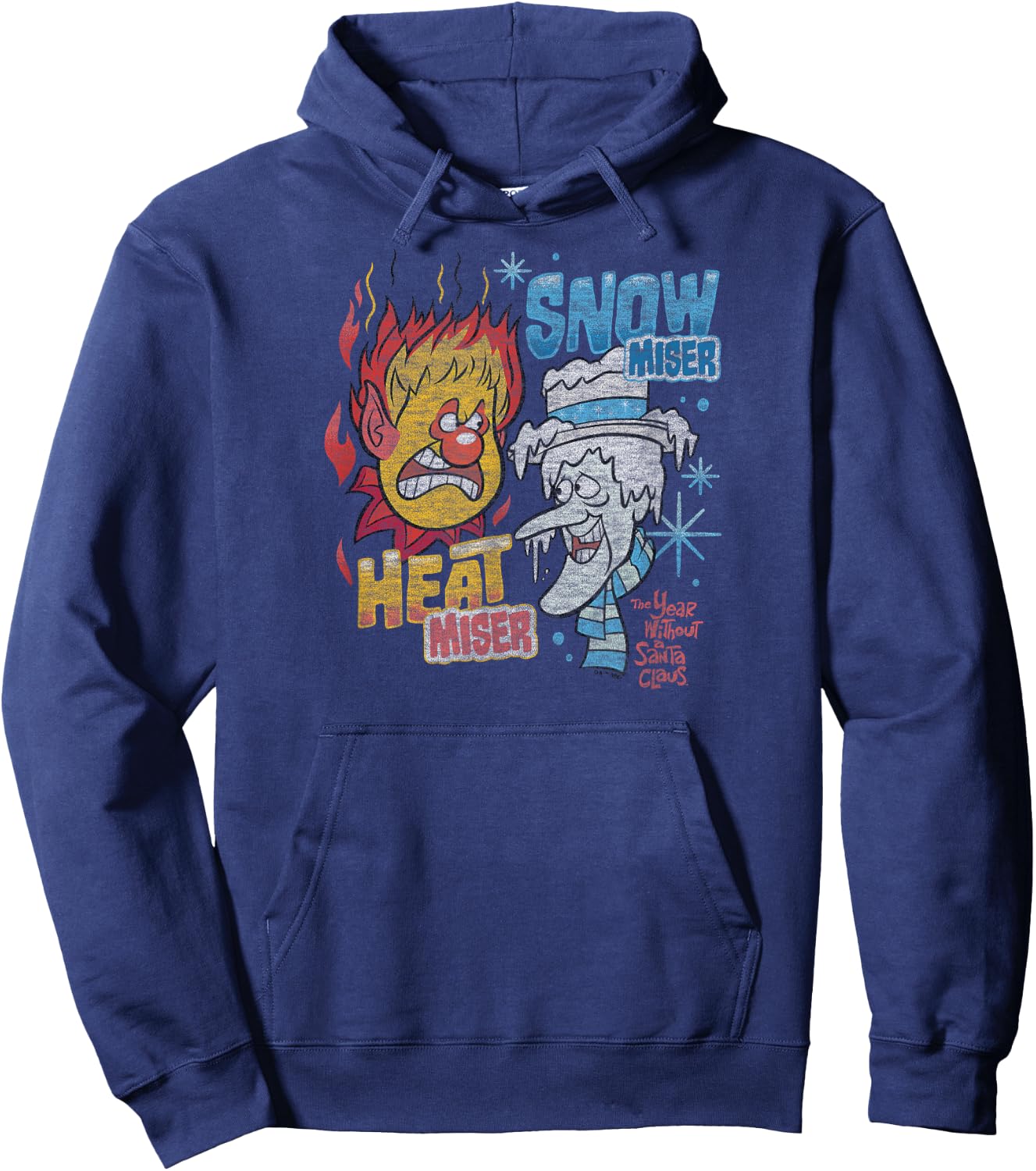 The Year Without A Santa Claus - Snow and Heat Miser Hoodie - Hoodie | Navy