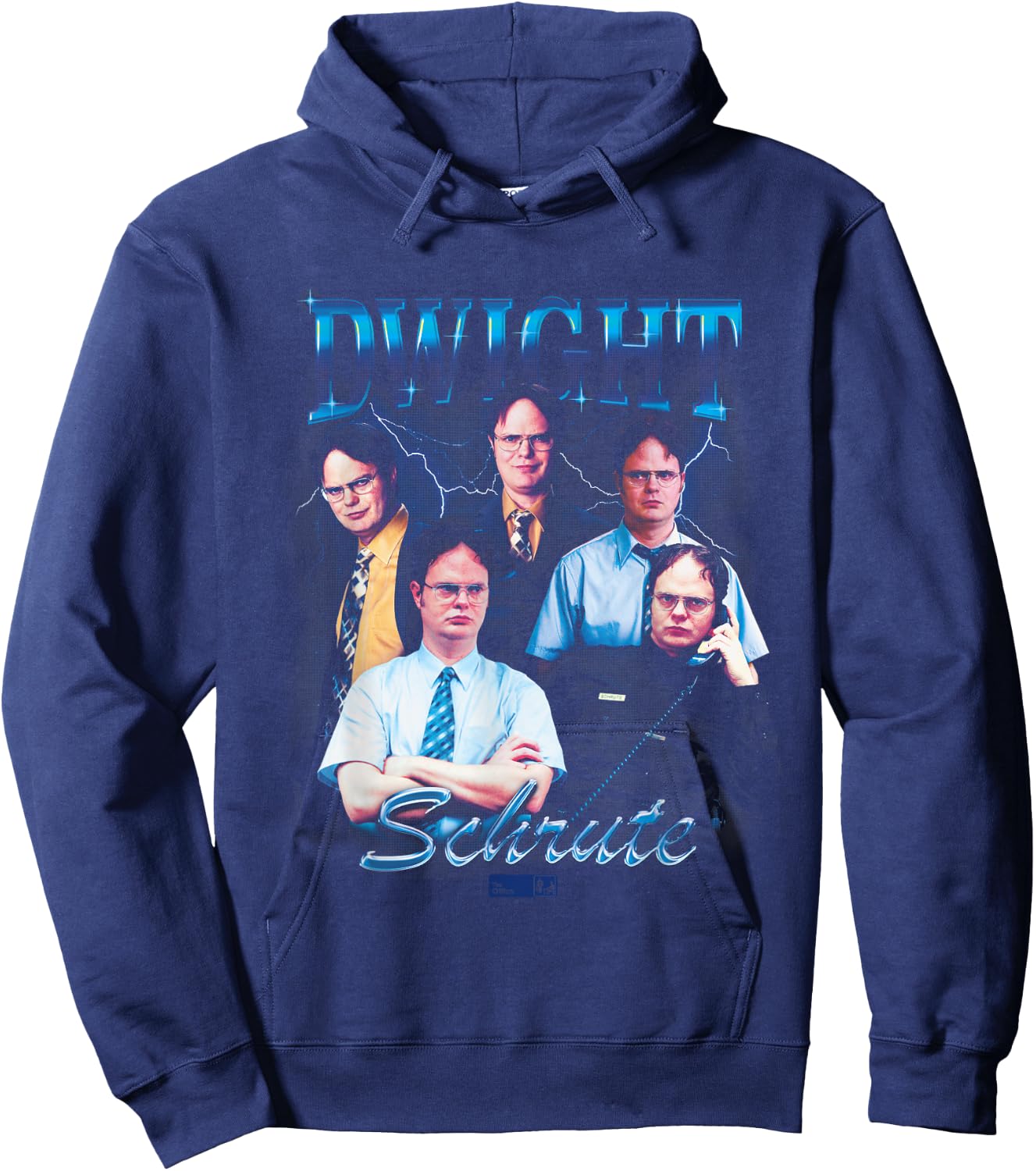 NBC The Office Dwight Schrute Heartthrob - Officially Licensed , Small, Black Hoodie - Hoodie | Navy