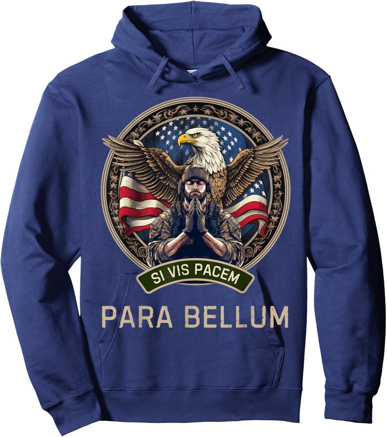 If You Want Peace Prepare for War Si Vis Pacem Para Bellum Hoodie - Hoodie | Navy