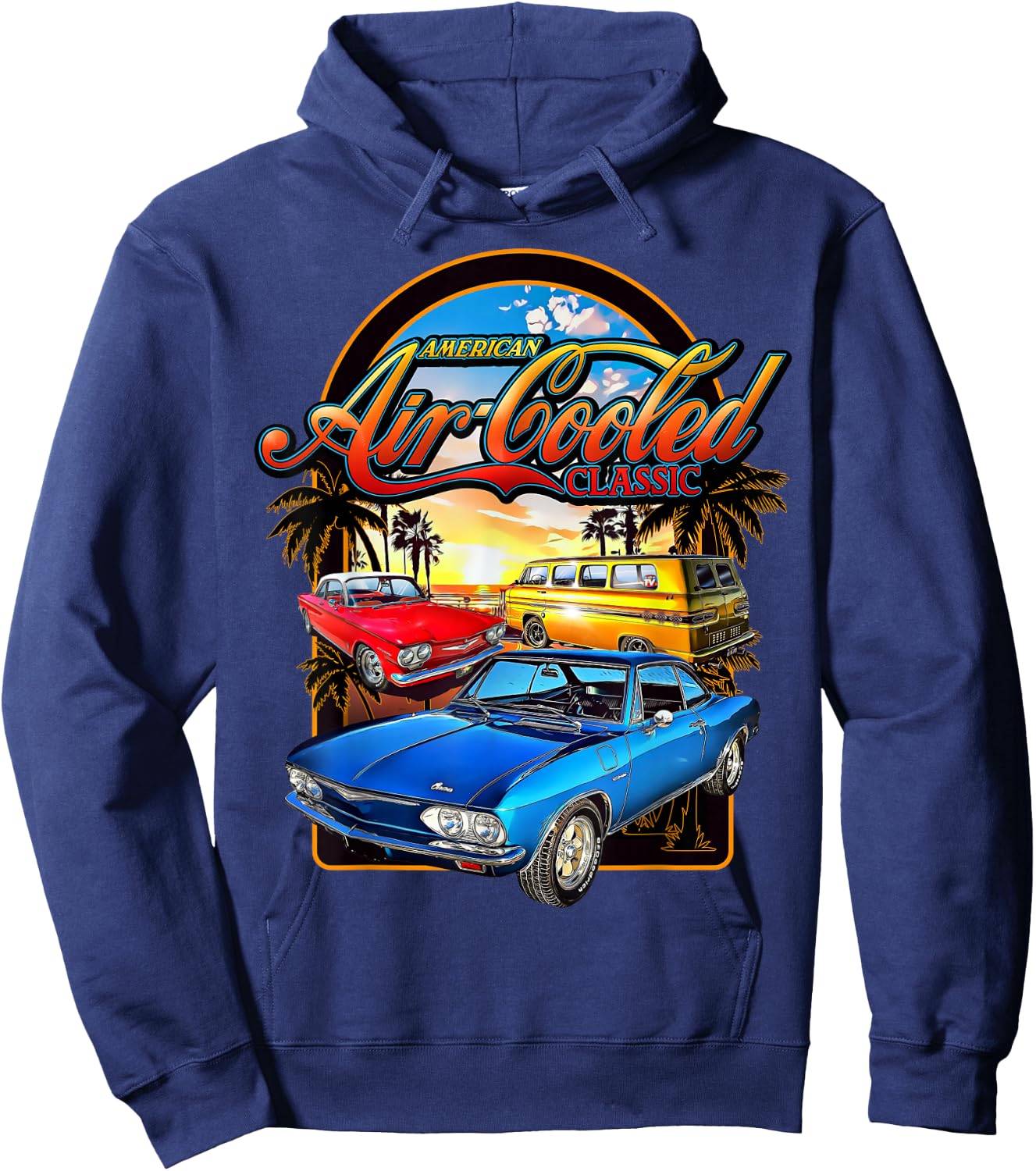 Corvair American Air Cooled Classic Late Early FC Hoodie - Hoodie | Navy