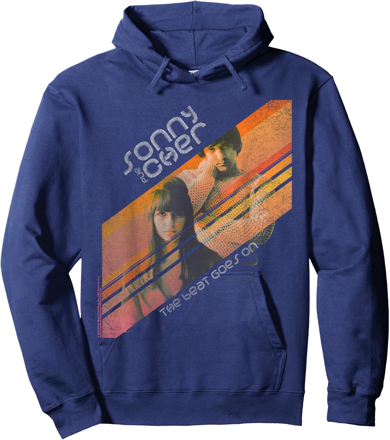 Sonny and Cher The Beat Goes On Hoodie - Hoodie | Navy