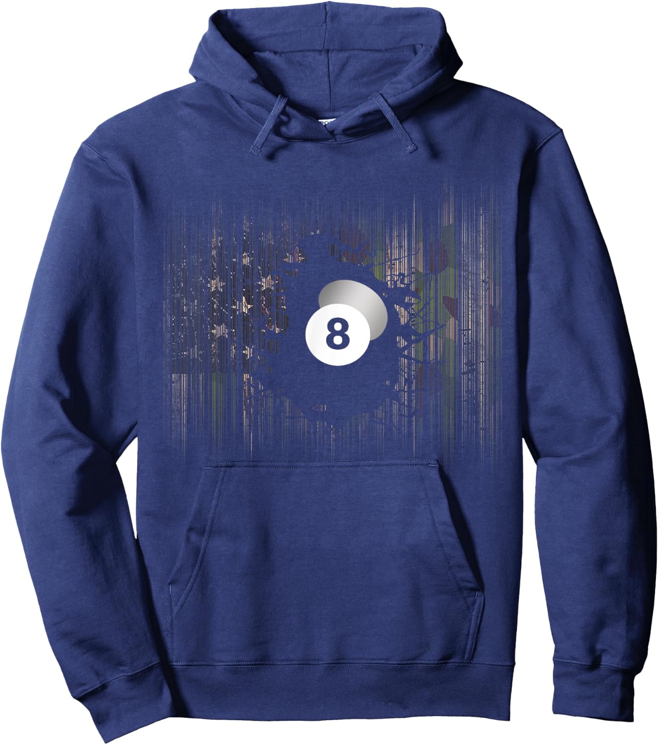 American Flag Camouflage Billiards Pool Player Hoodie - Hoodie | Navy