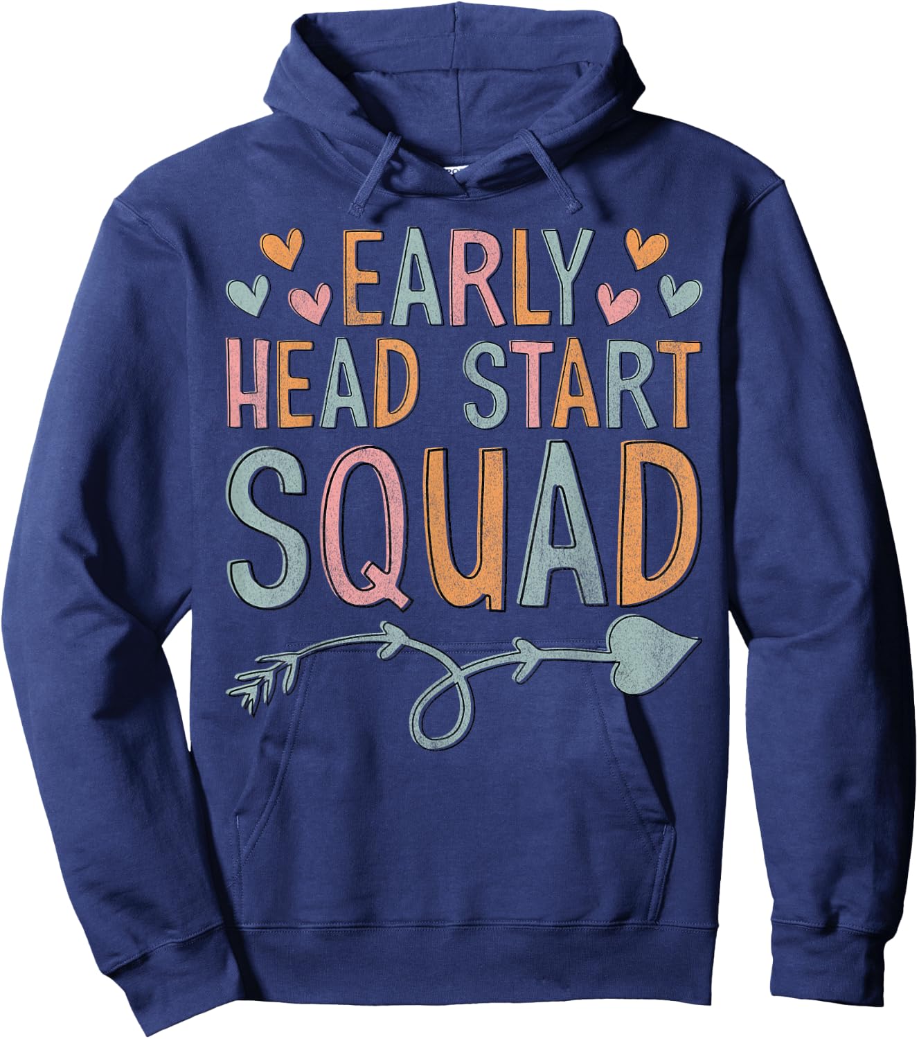 Teacher Early Childhood Education Preschool Head Start Squad Hoodie - Hoodie | Navy