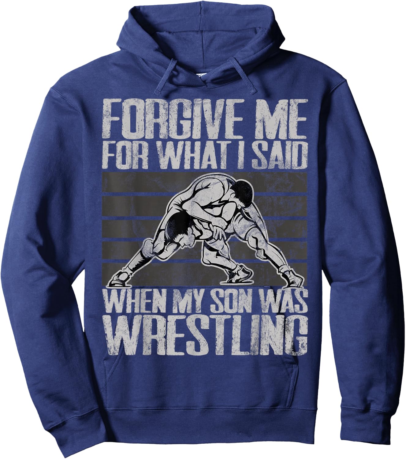 Wrestling Mom Wrestling Moms Hoodie - Hoodie | Navy