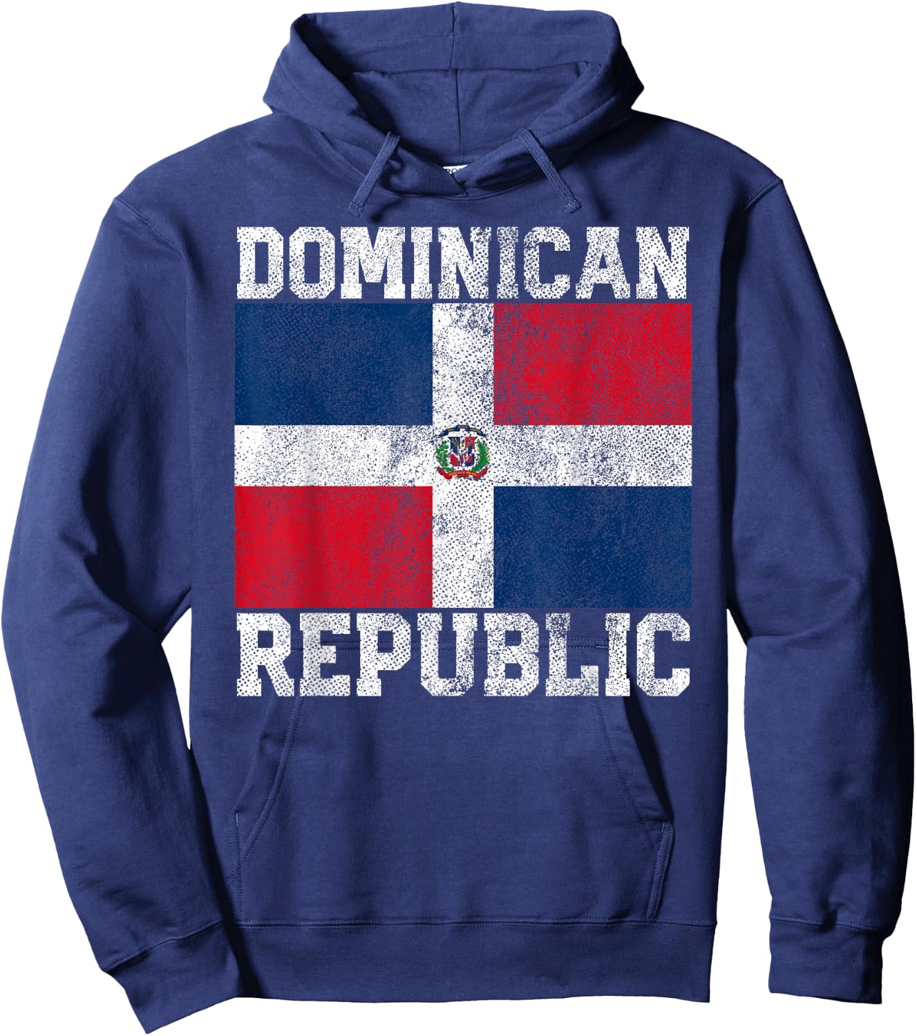 Dominican Republic Flag National Pride Roots Country Family Hoodie - Hoodie | Navy