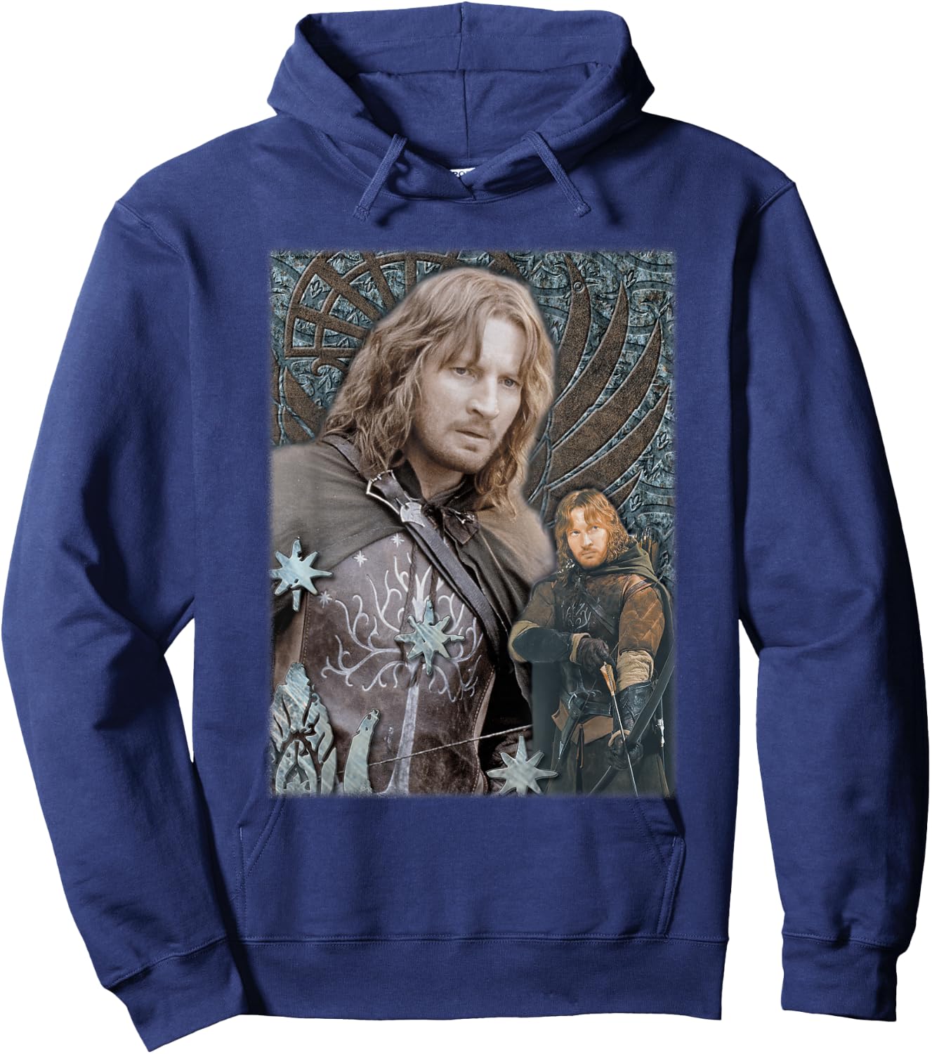 NEW LINE CINEMA Lord of the Rings Faramir -Adults Black Small Hoodie - Hoodie | Navy