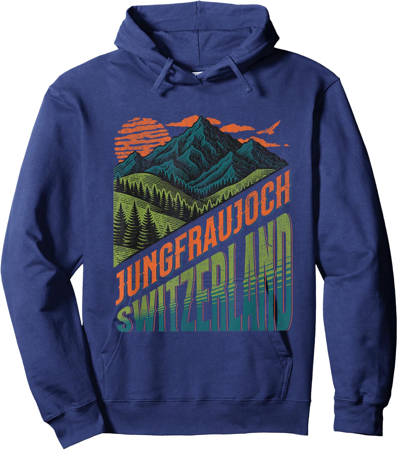 Switzerland Jungfraujoch Souvenir / Jungfraujoch Hoodie - Hoodie | Navy
