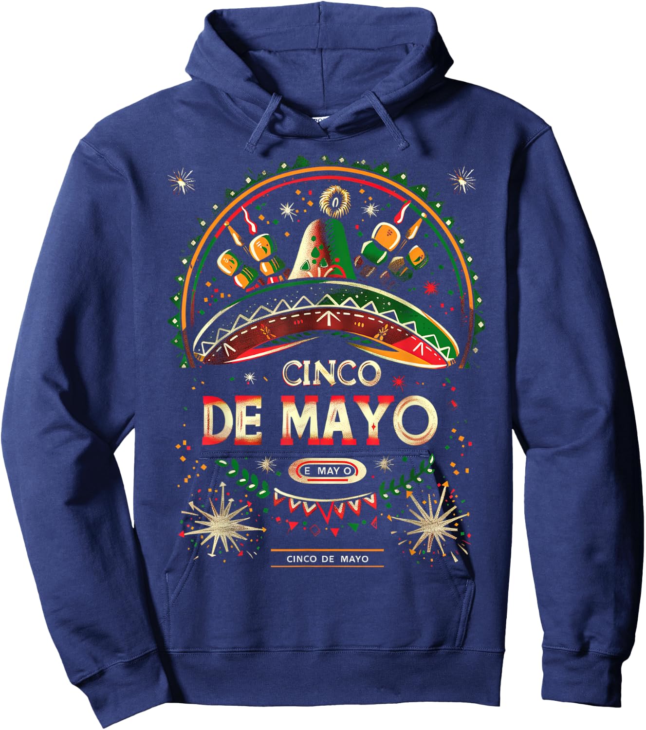 Cinco De Mayo 2024 Hoodie - Hoodie | Navy