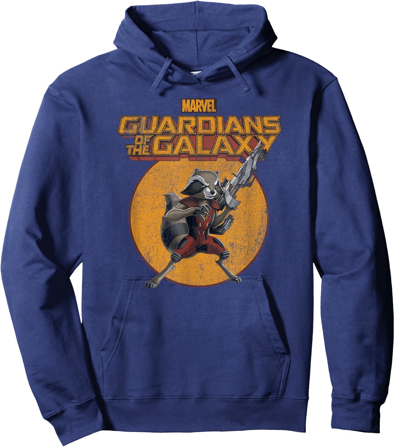 Marvel Guardians of The Galaxy Vintage Comic Rocket Small Hoodie - Hoodie | Navy