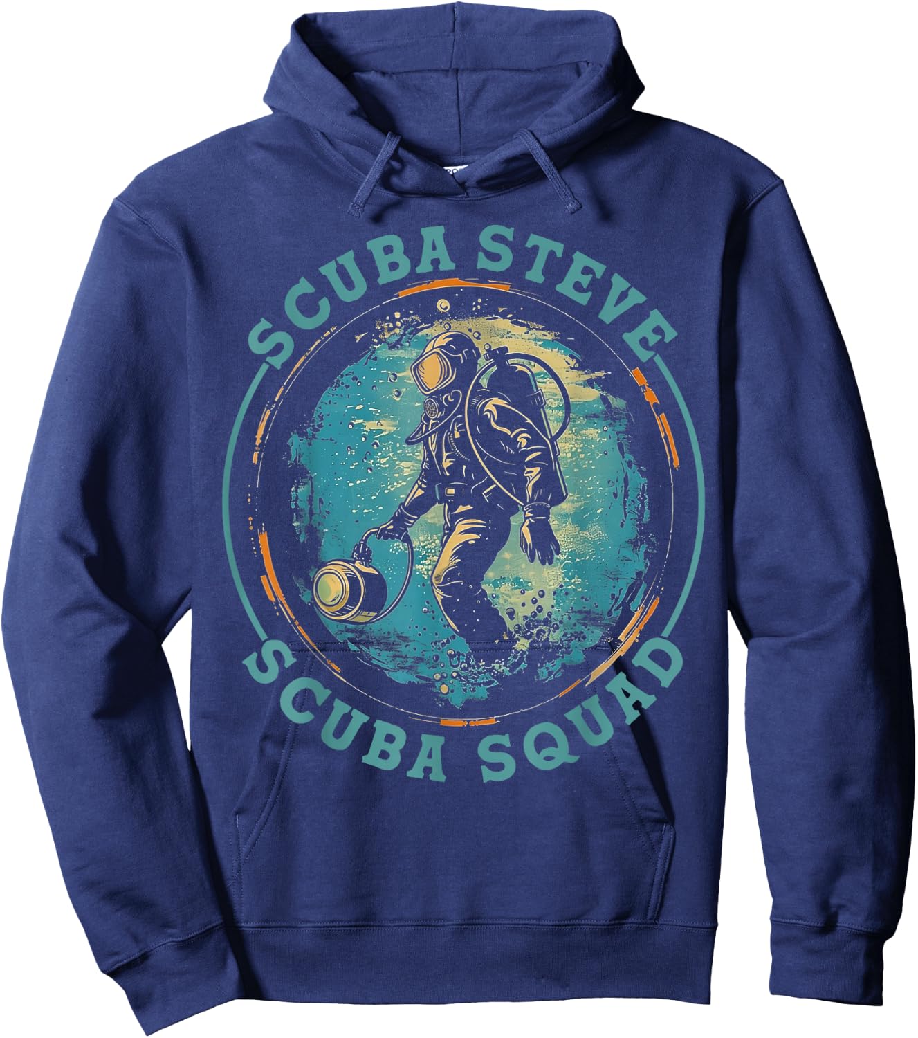 Scuba Squad Seal Steve Shirt Funny Scuba Diving Hoodie - Hoodie | Navy