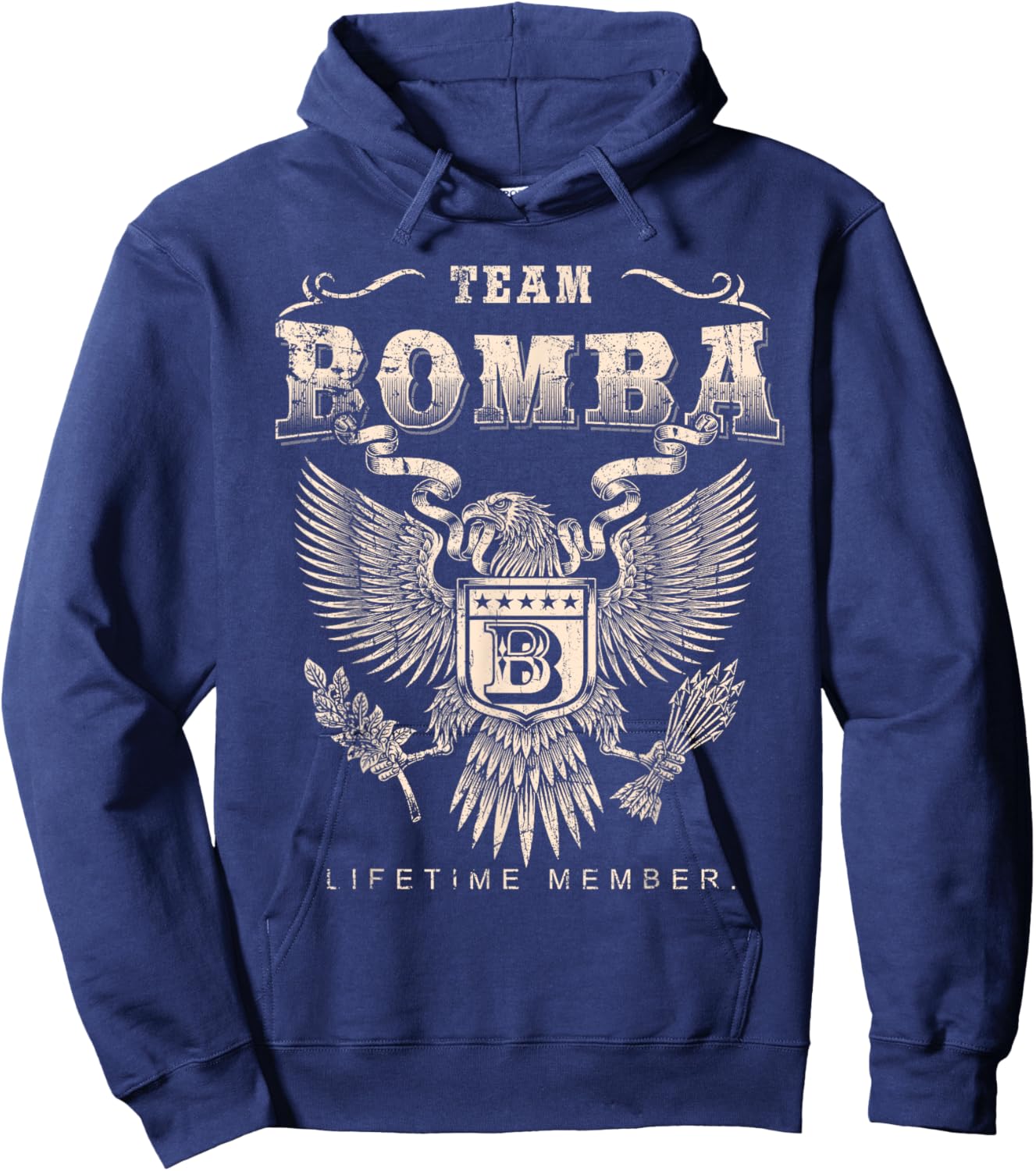 Team Bomba Lifetime Member - Bomba Name Hoodie - Hoodie | Navy