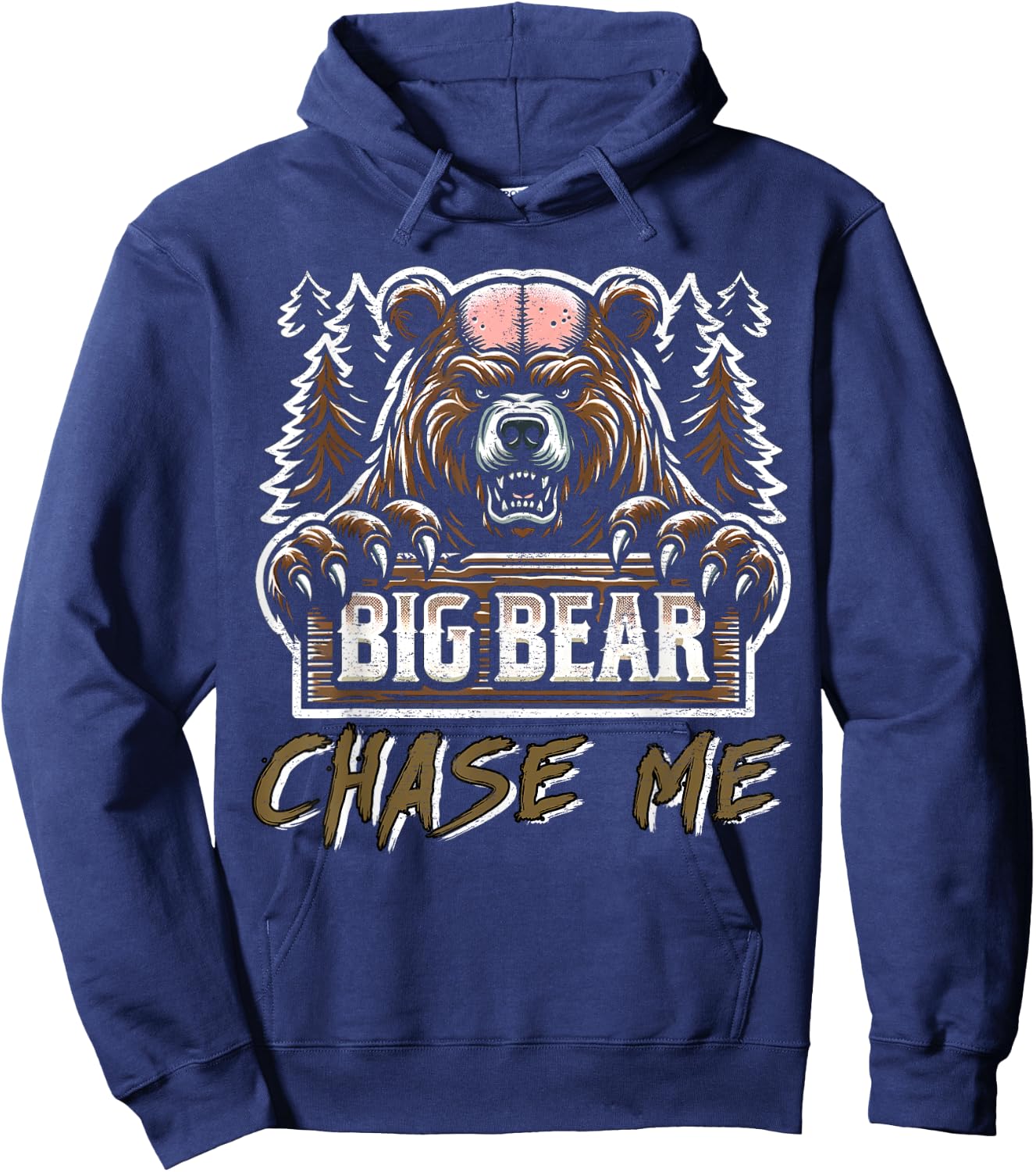 Great Outdoors Adventure Funny Movie Bear Mountain Hoodie - Hoodie | Navy