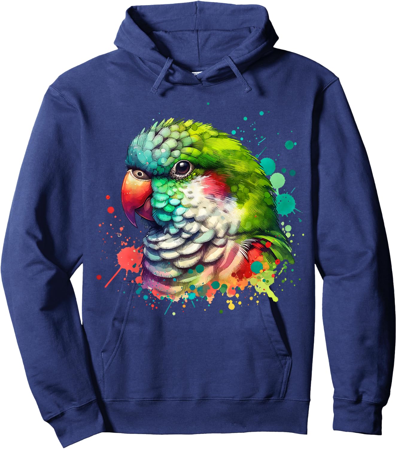 Quaker Parrot Hoodie - Hoodie | Navy