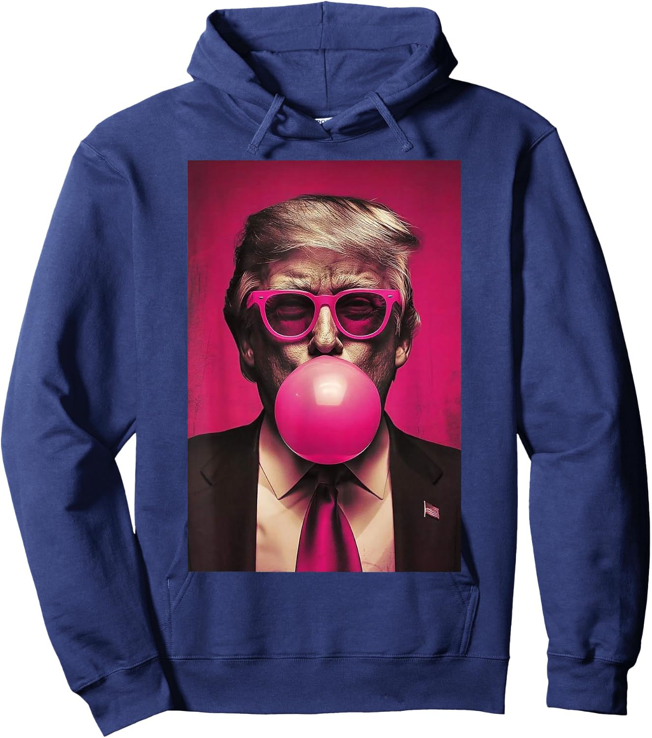Trump Pink Bubblegum Hoodie - Hoodie | Navy