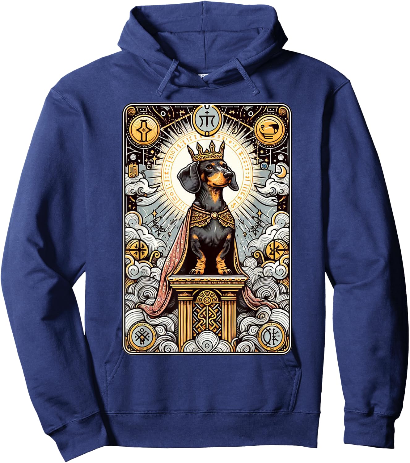 Dachshund tarot card Hoodie - Hoodie | Navy