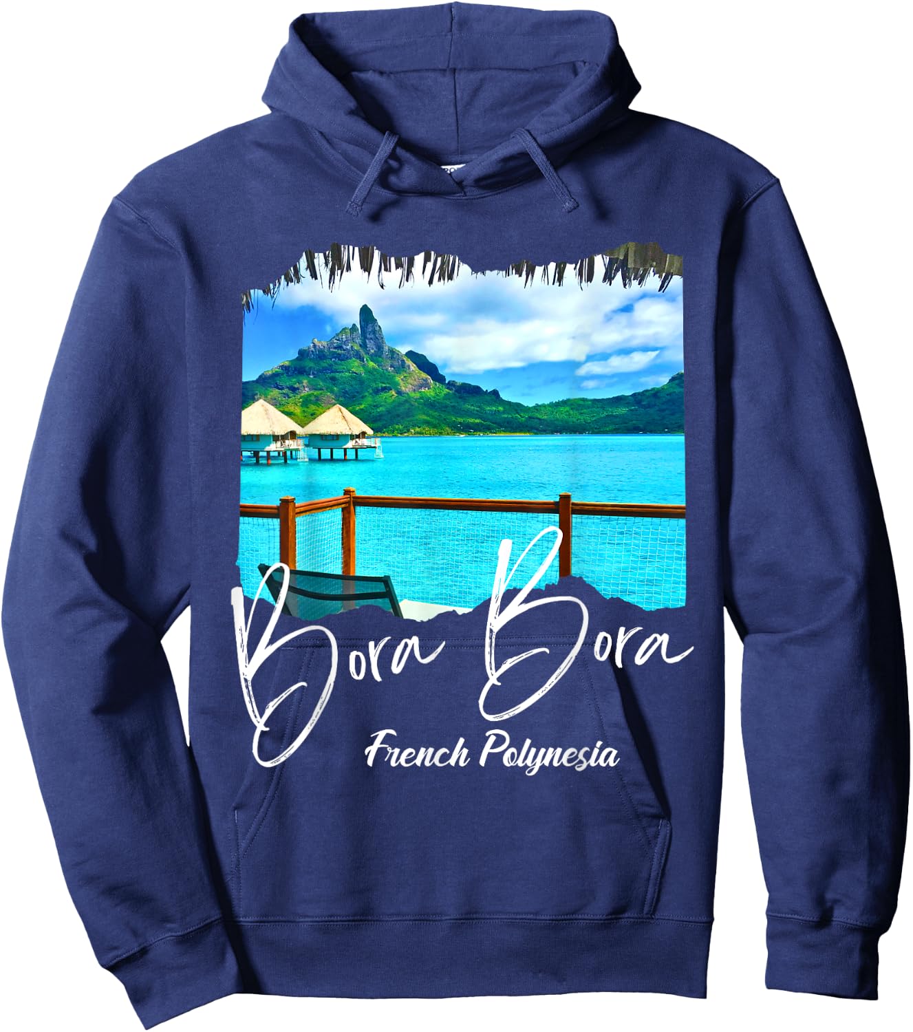 French Polynesia Bora Bora Hoodie - Hoodie | Navy